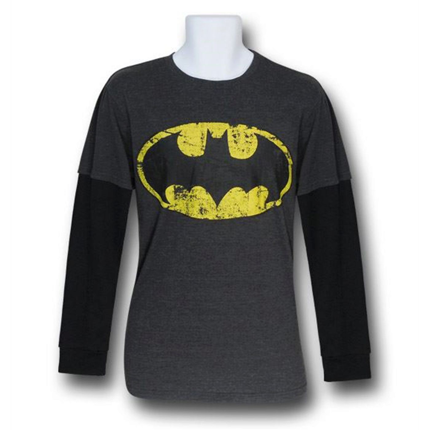 Batman Double Sleeve Combo T-Shirt & Beanie