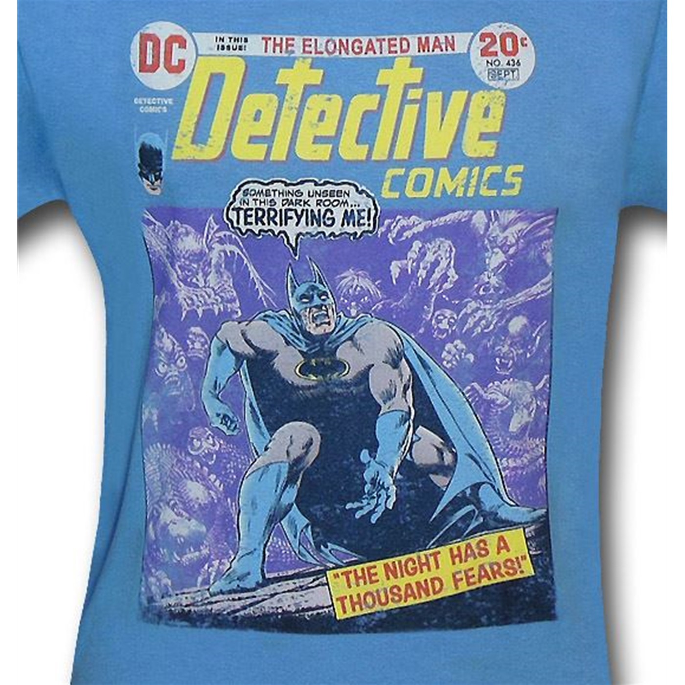 Batman Detective 436 Cover Blue T-Shirt