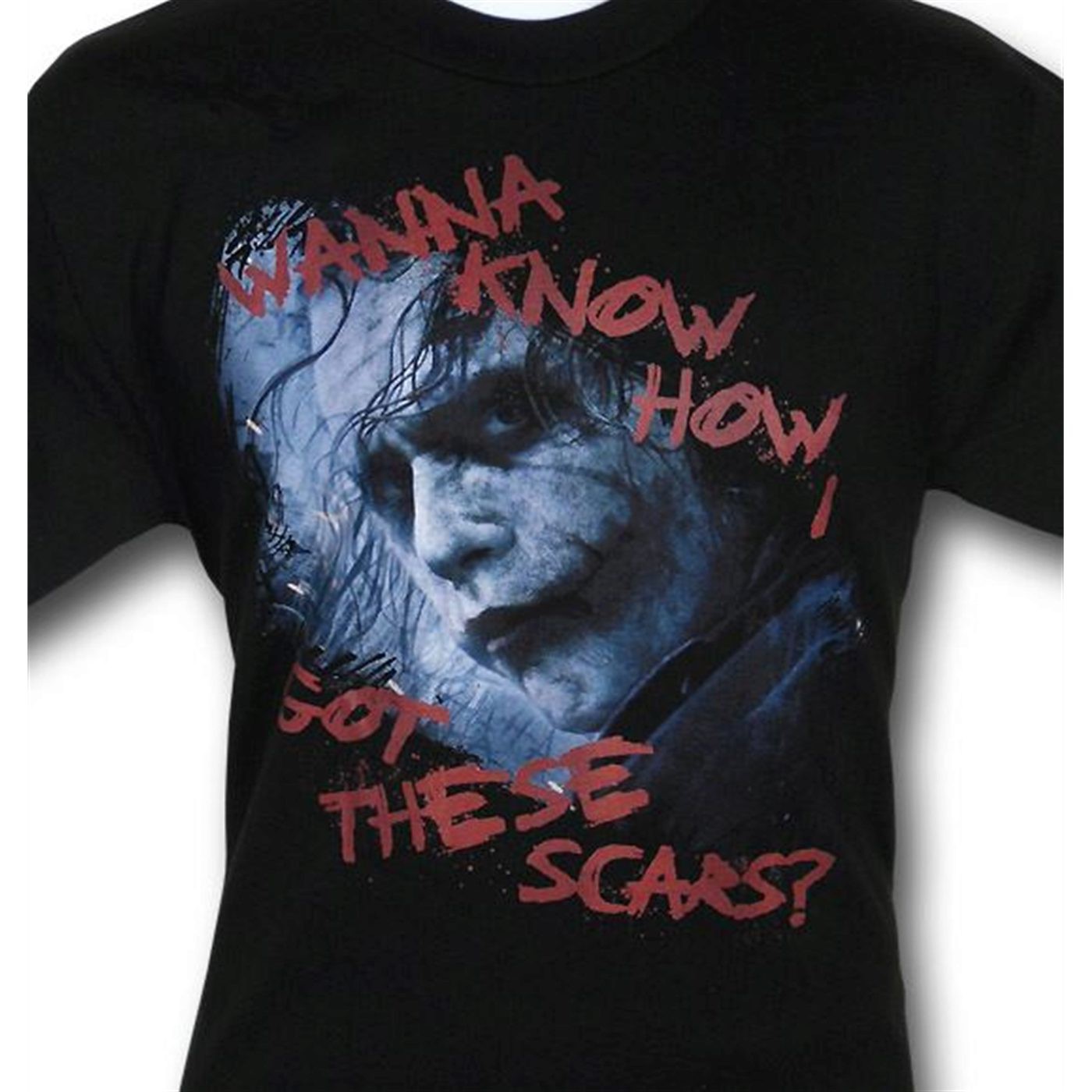 Batman Dark Knight Joker Scar Story T-Shirt