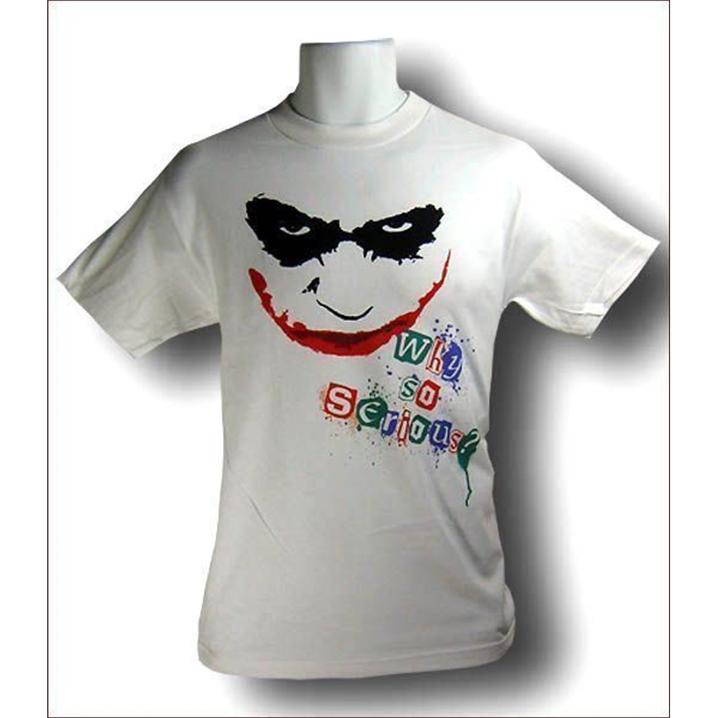 Joker Heath Ledger Why So Serious T-Shirt