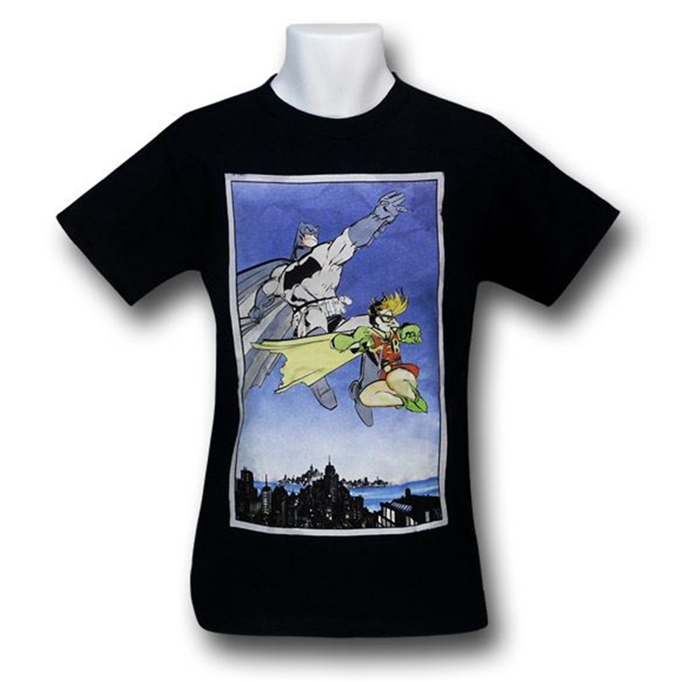 Batman Dark Knight Returns Duo Navy T-Shirt