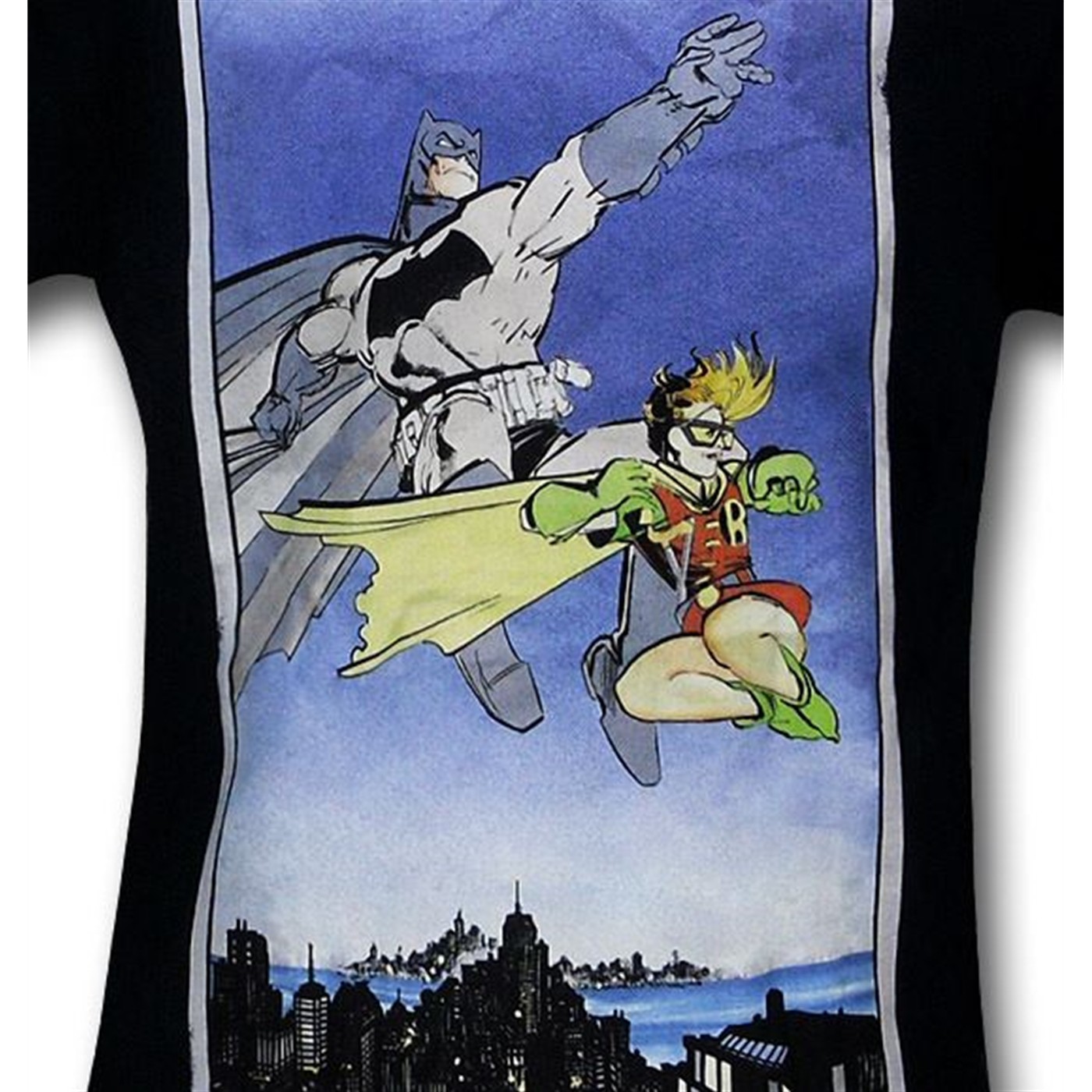 Batman Dark Knight Returns Duo Navy T-Shirt