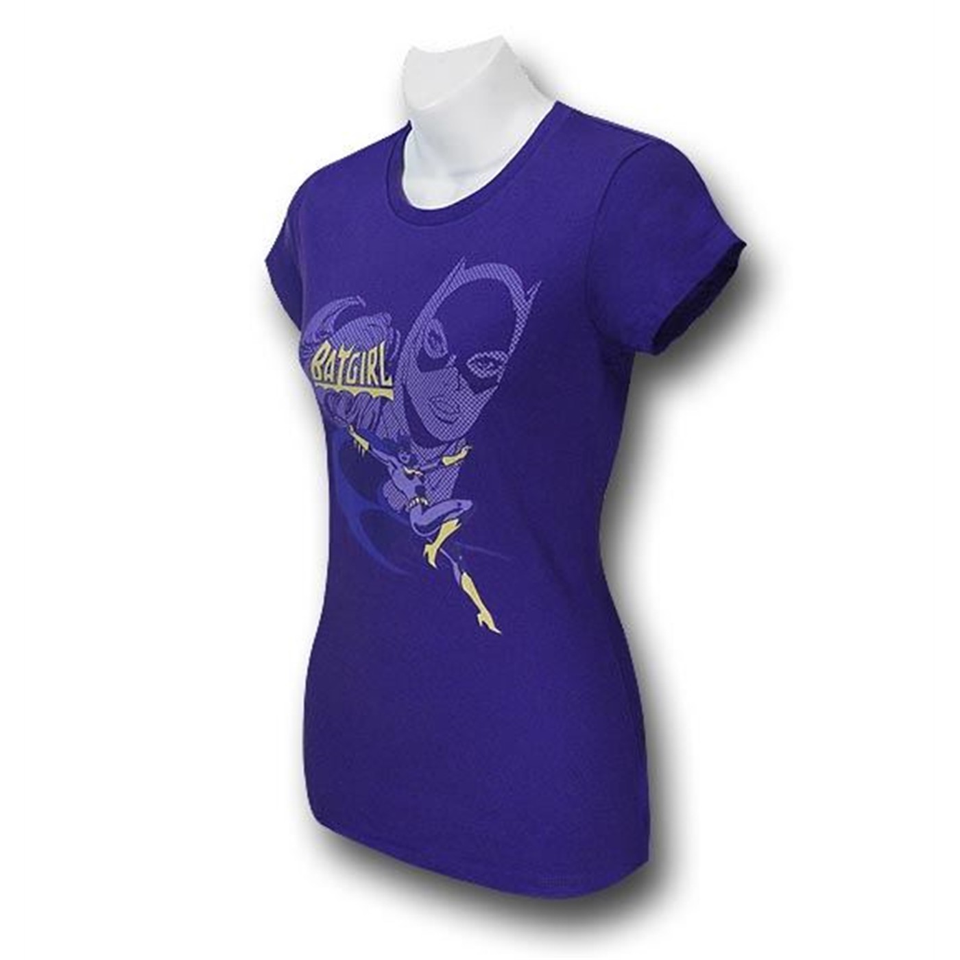 Batgirl Women's Purple Leap T-Shirt
