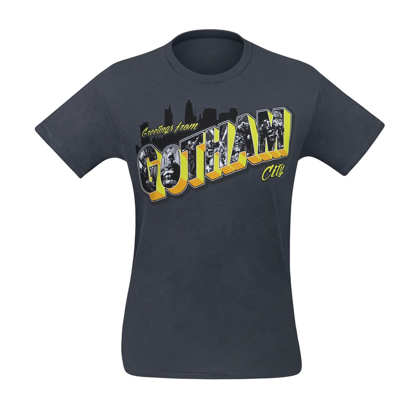 Batman Greetings from Gotham City Men's T-Shirt