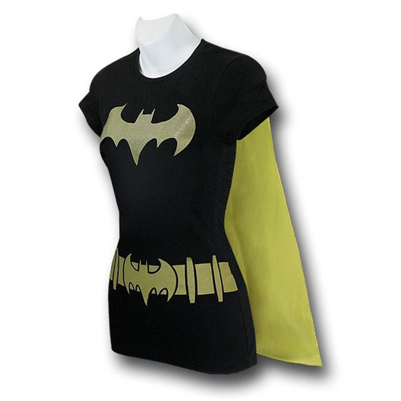 Batgirl Juniors Costume Caped T-Shirt
