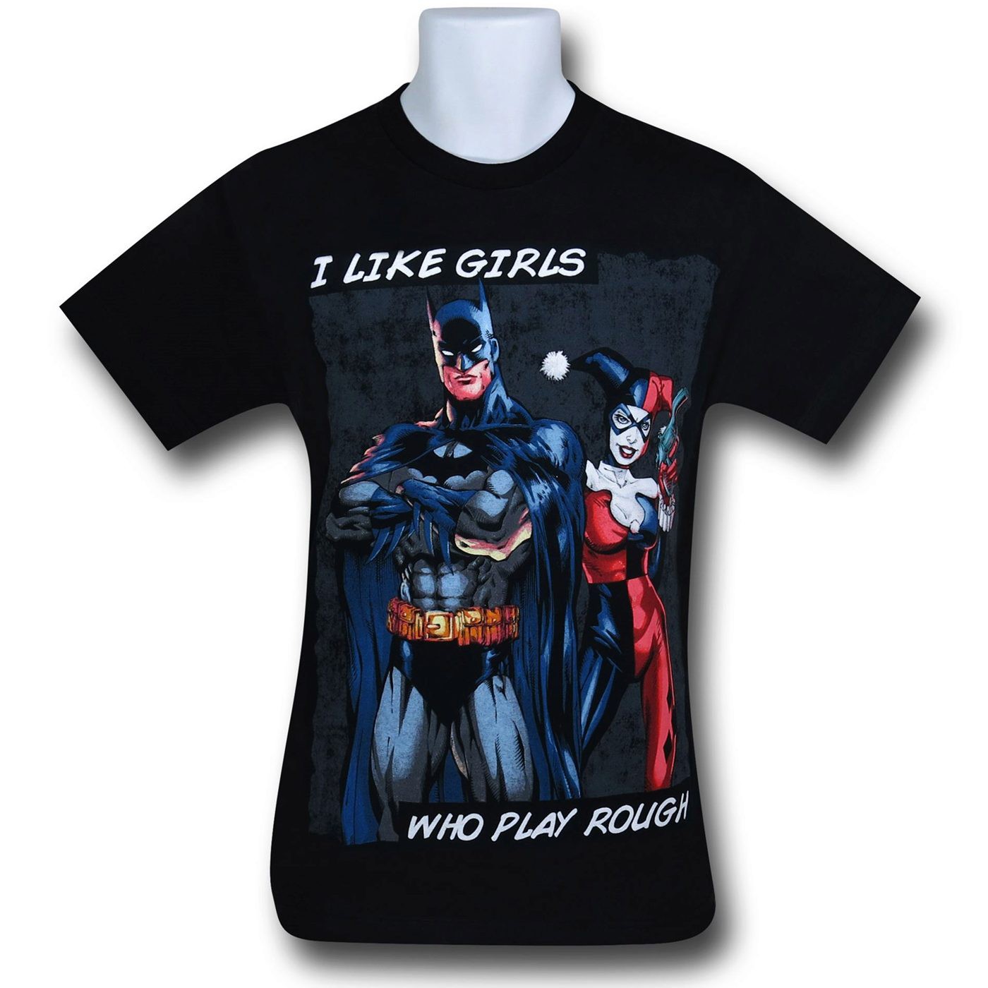 Batman Harley Plays Rough T-Shirt
