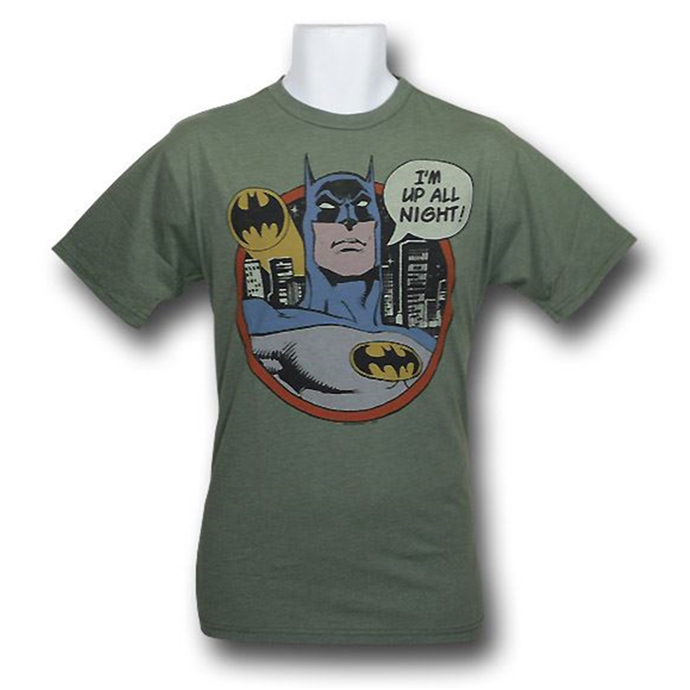 Batman Up All Night Junk Food T-Shirt