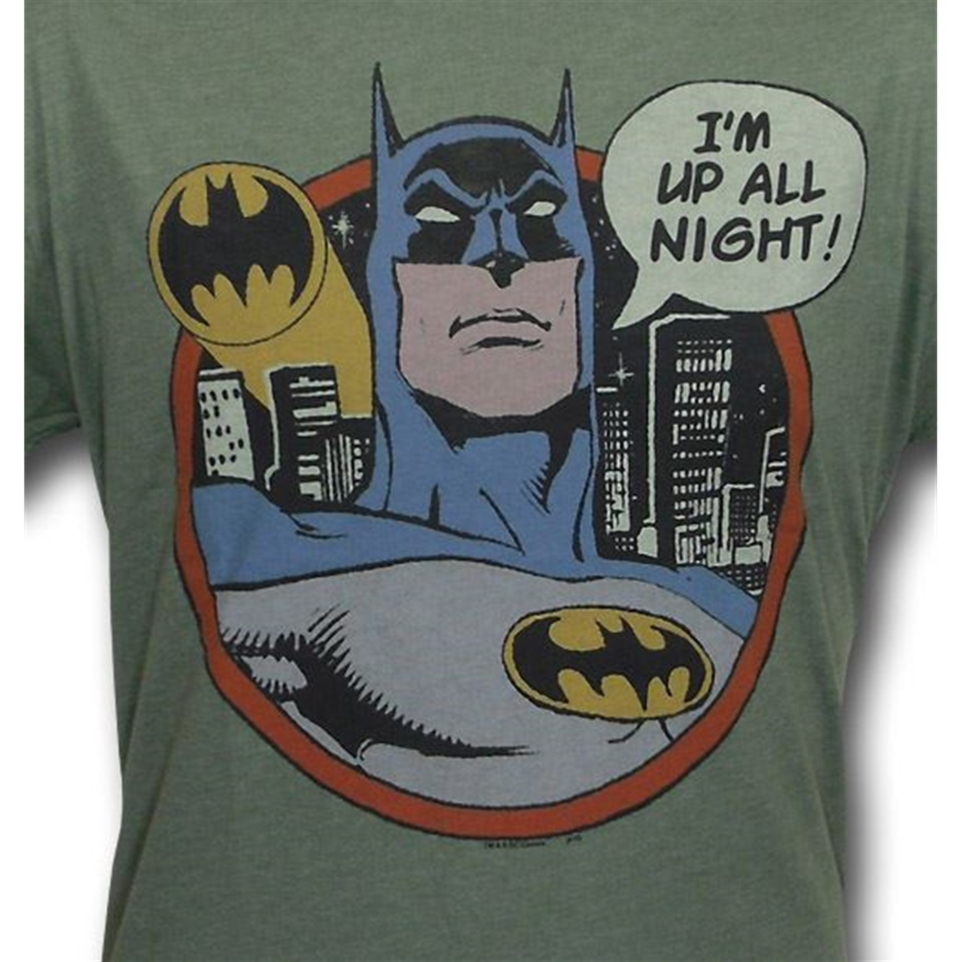 Batman Up All Night Junk Food T-Shirt