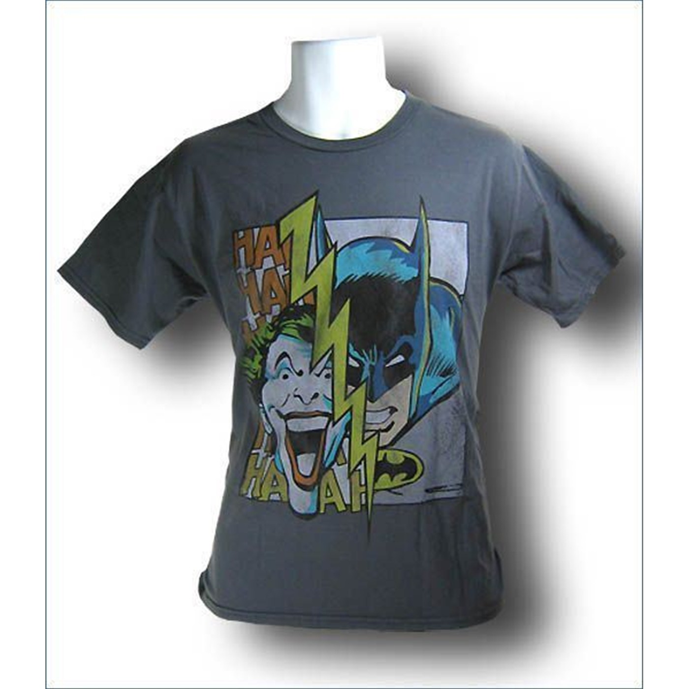 Batman & Joker Steel Grey T-Shirt by Junk Food