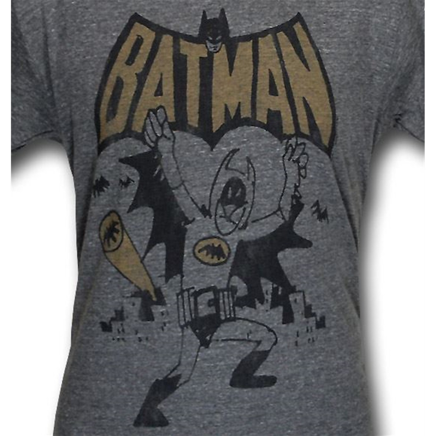 Batman Doesn't Care Junk Food Triblend T-Shirt