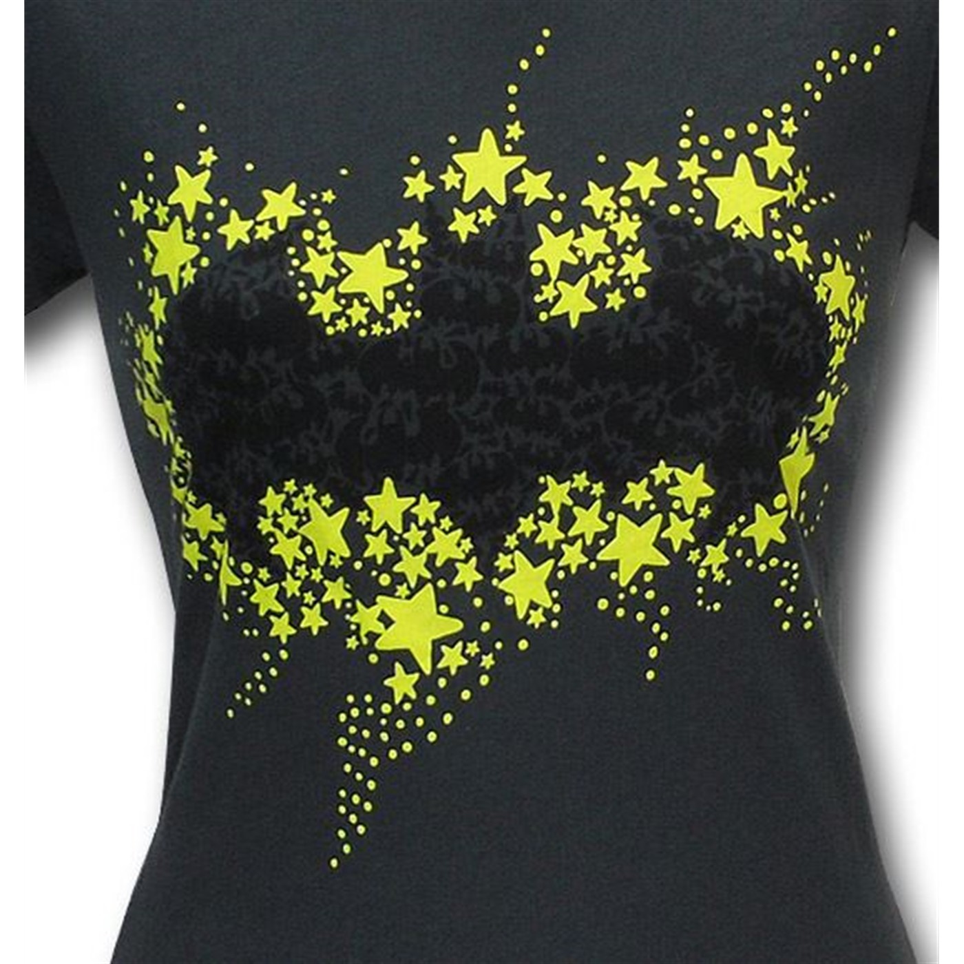 Batman Bats & Stars Symbol Jr Womens T-Shirt