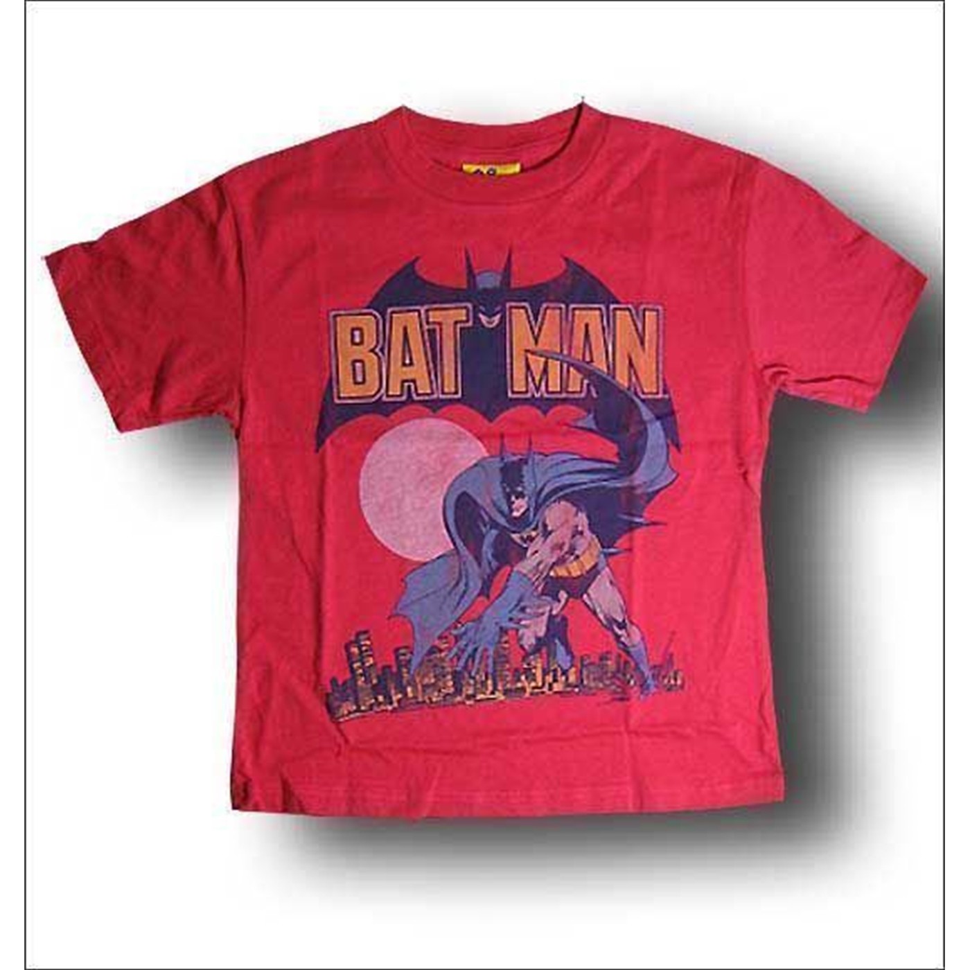 Batman Juvenile Red City Run T-Shirt by Junk Food