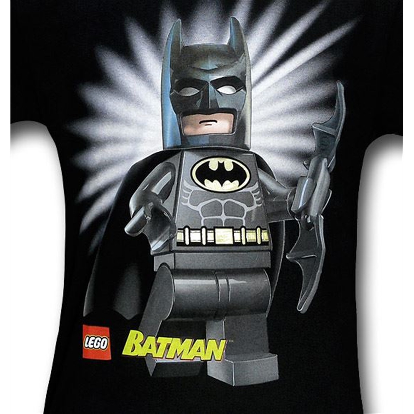 Batman Lego Solitary Sentry Kids T-Shirt