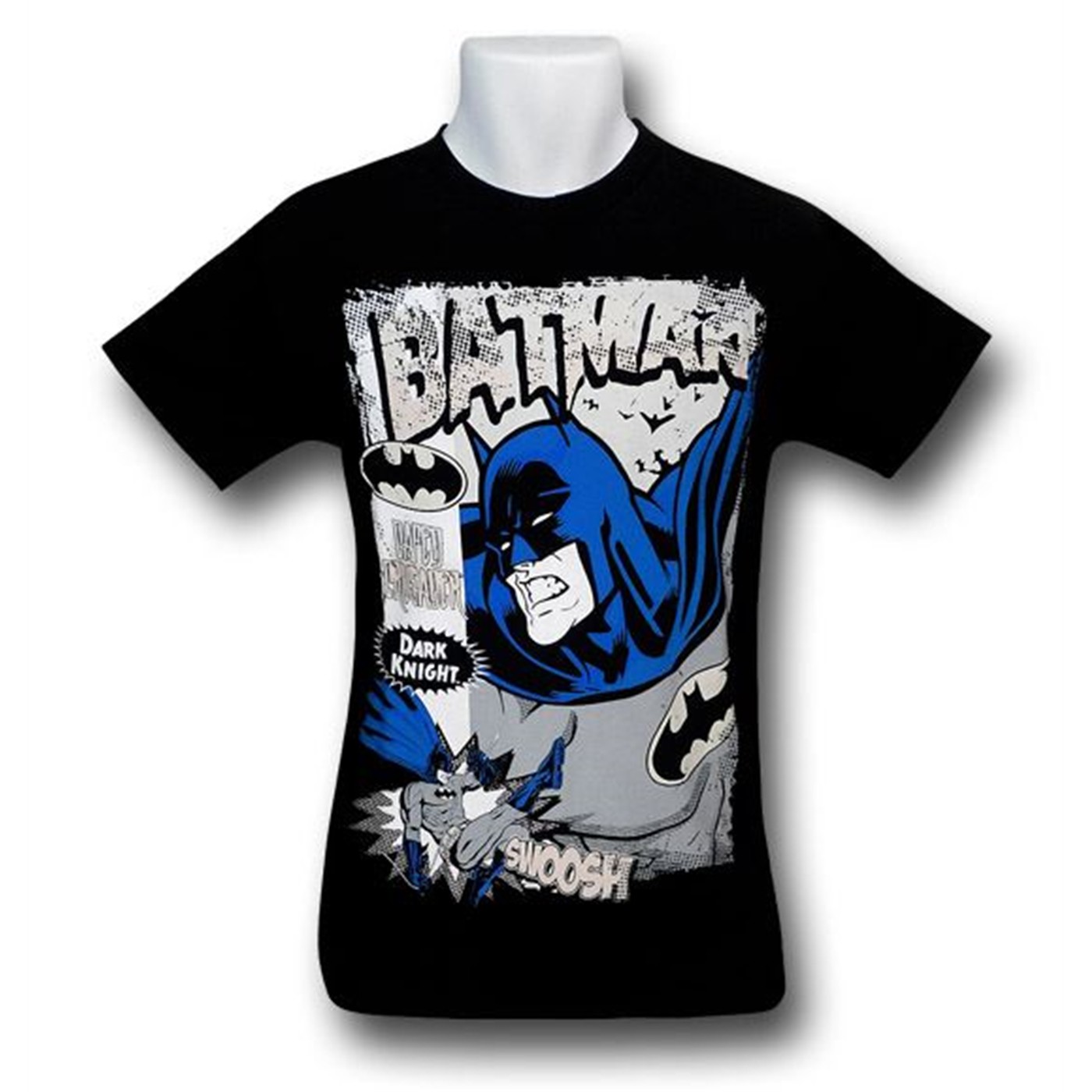 Batman UV Colored Kids Black T-Shirt