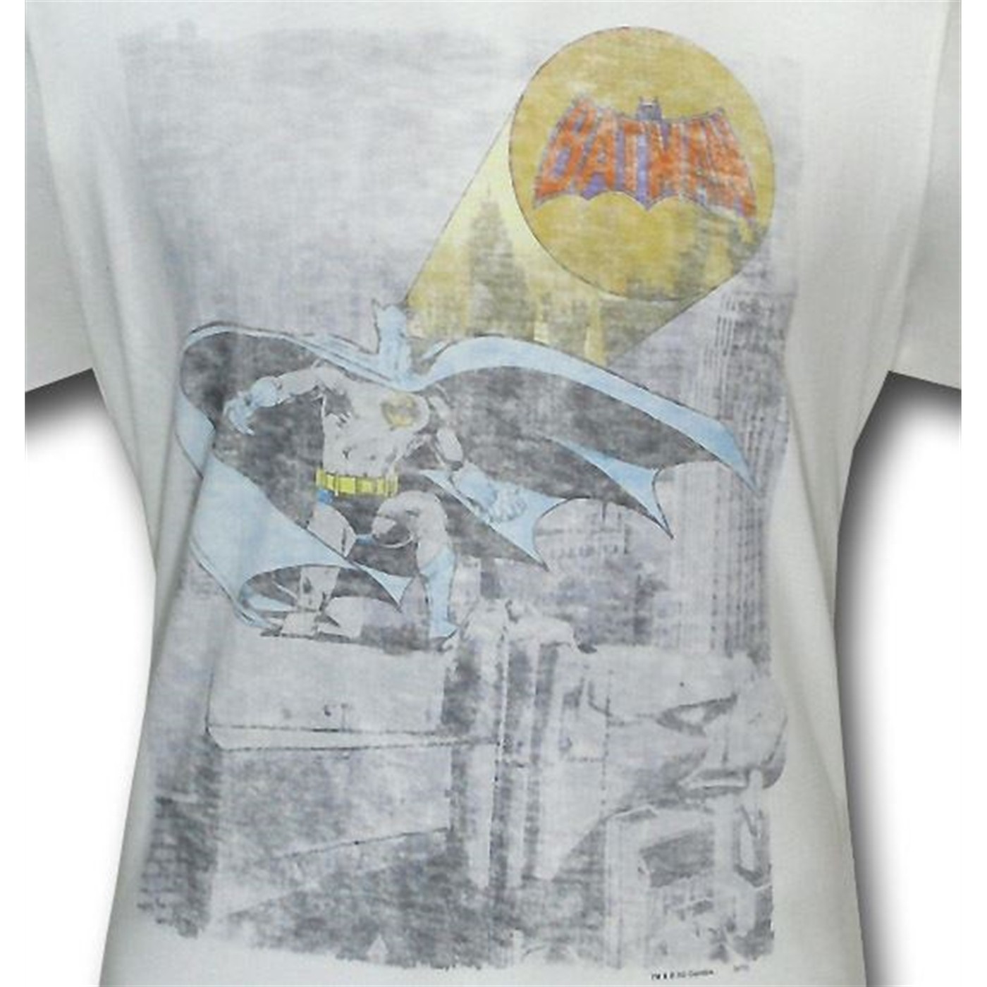 Batman Logo Signal Junk Food T-Shirt