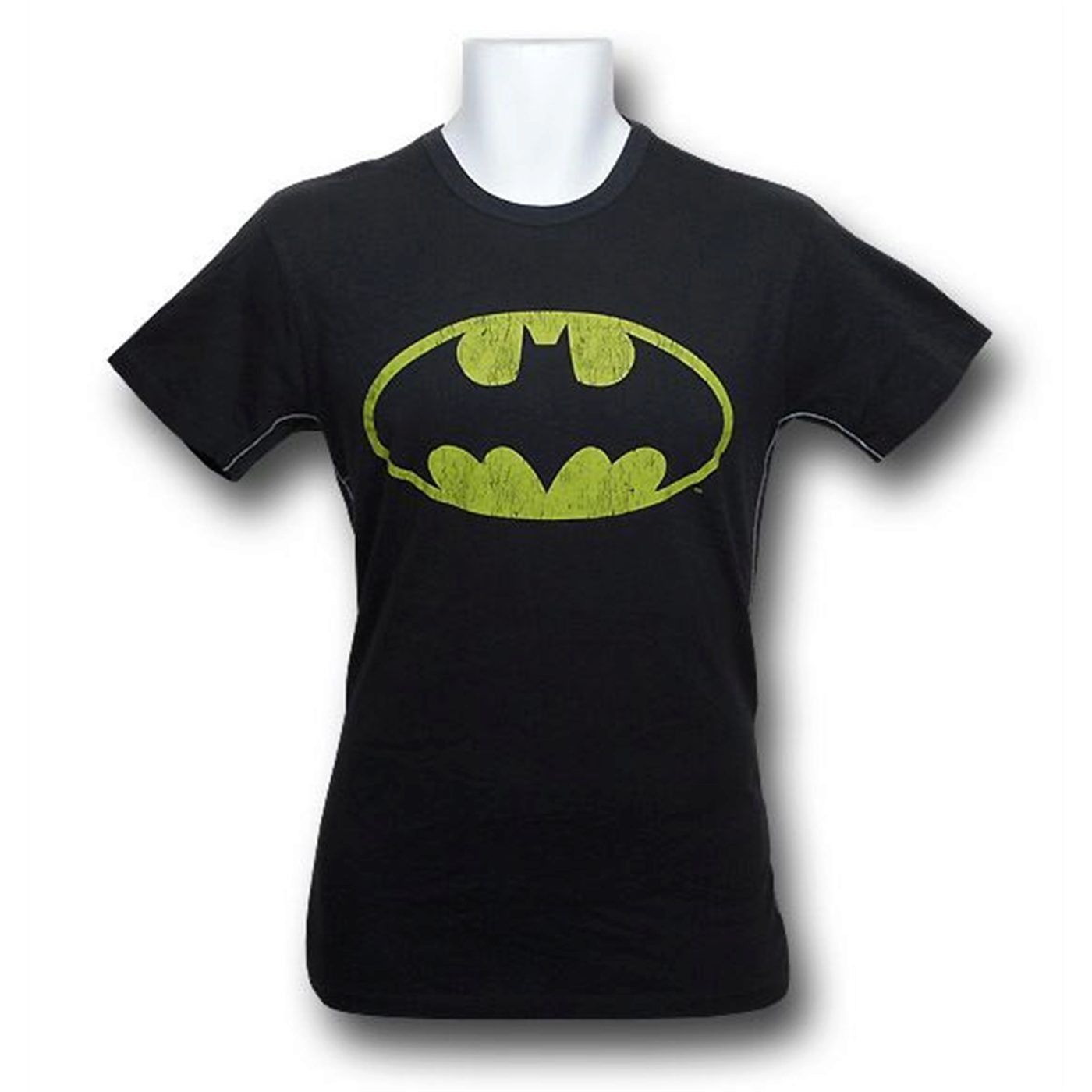 Batman Black Distressed Symbol Trunk T-Shirt