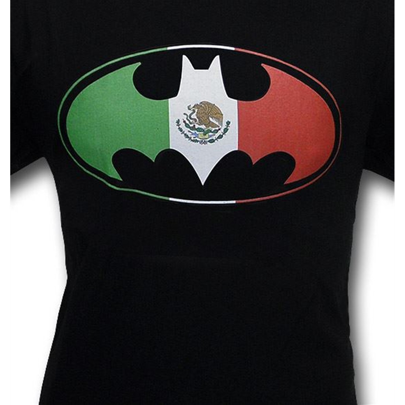 Batman Mexican Flag Symbol T-Shirt