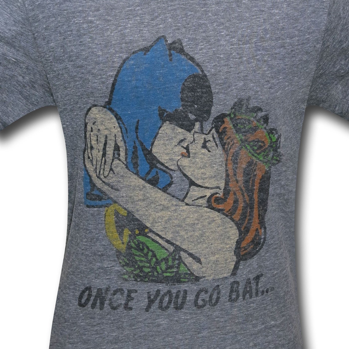 Batman Once You Go Triblend Junk Food T-Shirt