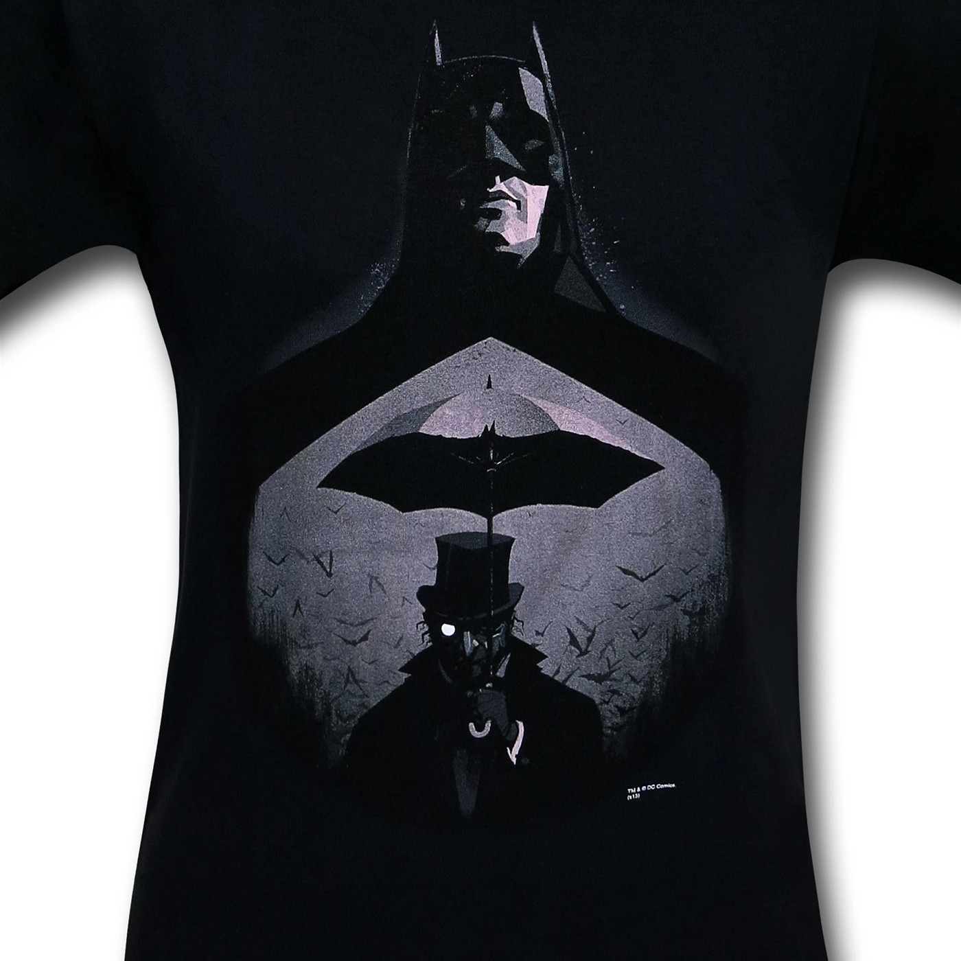Batman and Penguin by Olly Moss T-Shirt