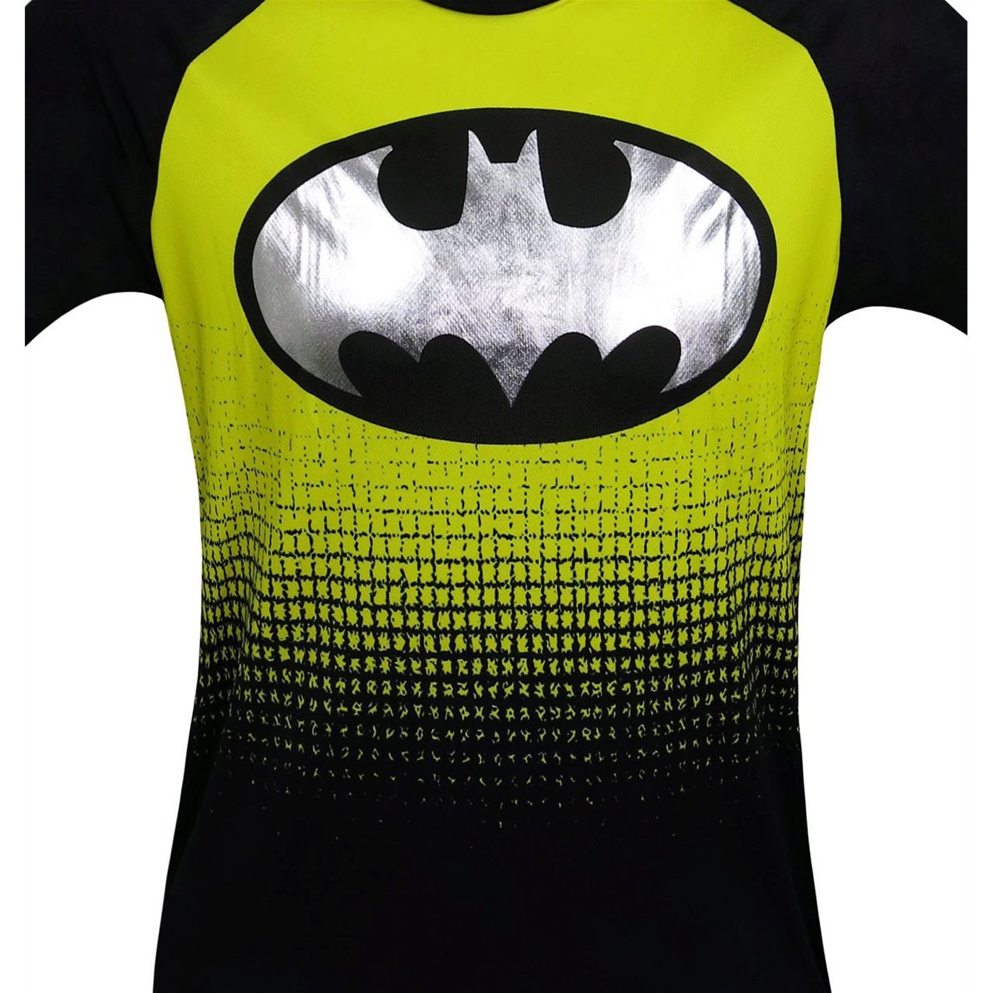 Batman Poly Mesh Foil Symbol Kids T-Shirt