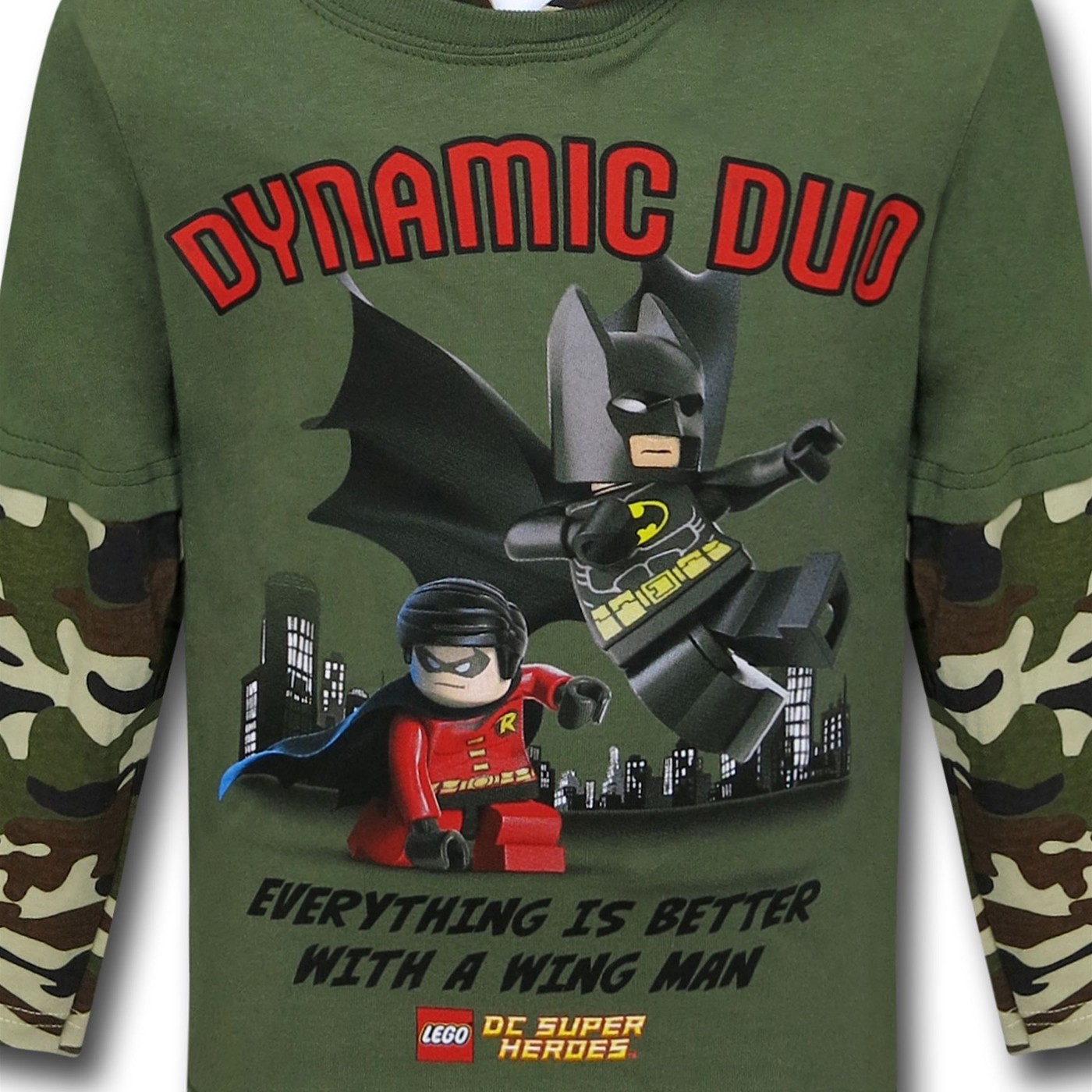 Lego Batman & Robin Duo Double-Sleeve T-Shirt