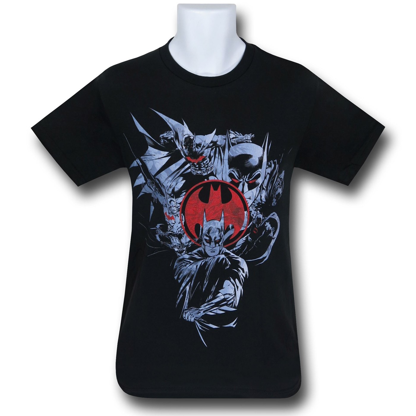 Batman Red Signal Black T-Shirt