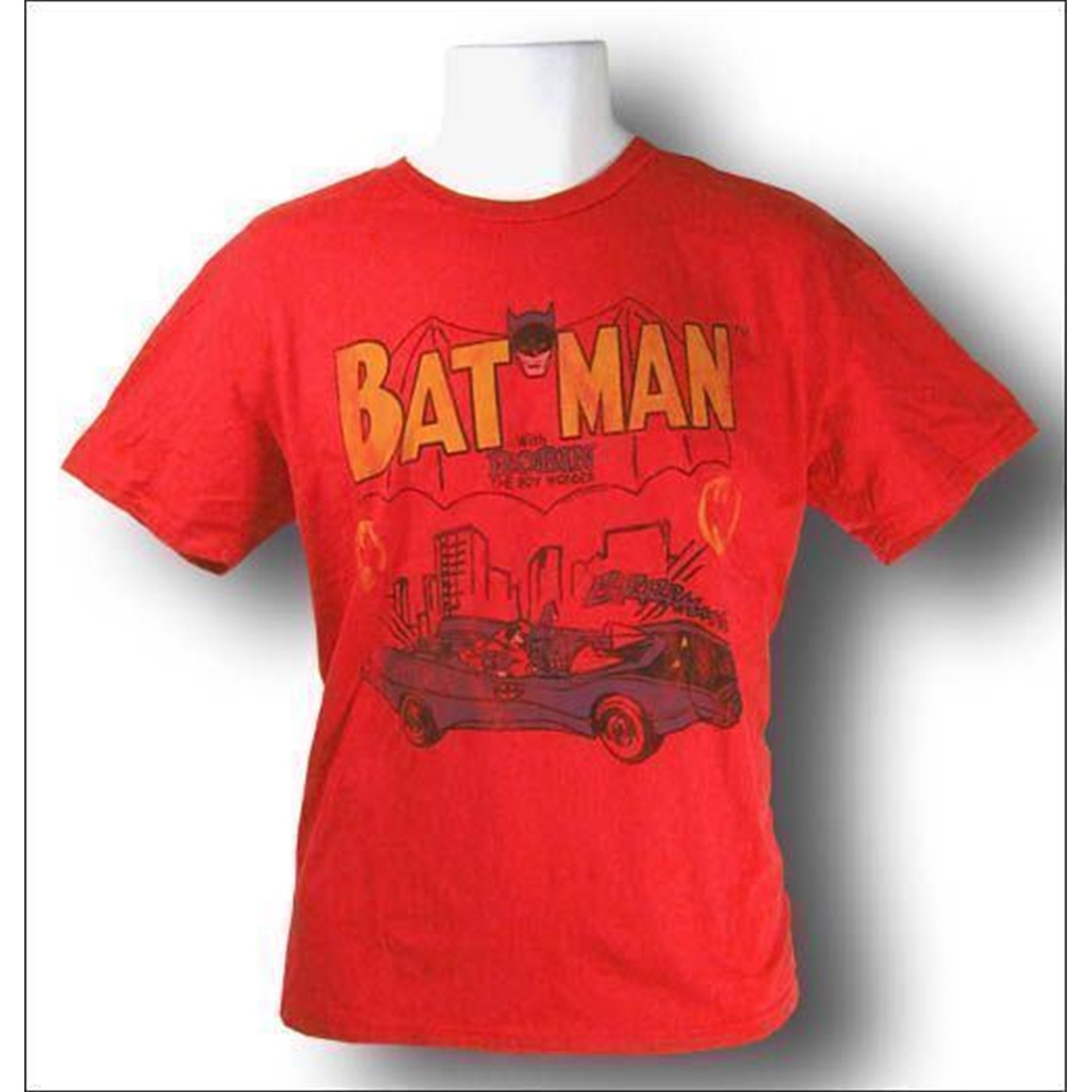 Batman & Robin Batmobile T-Shirt by Junk Food