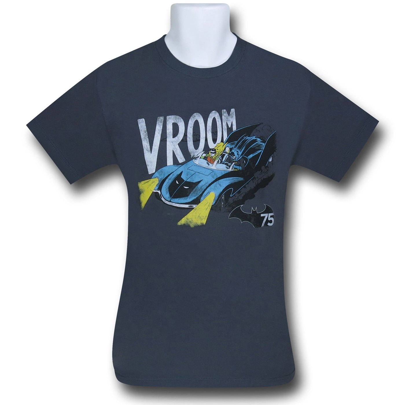 Batman Retro Batmobile VROOM T-Shirt
