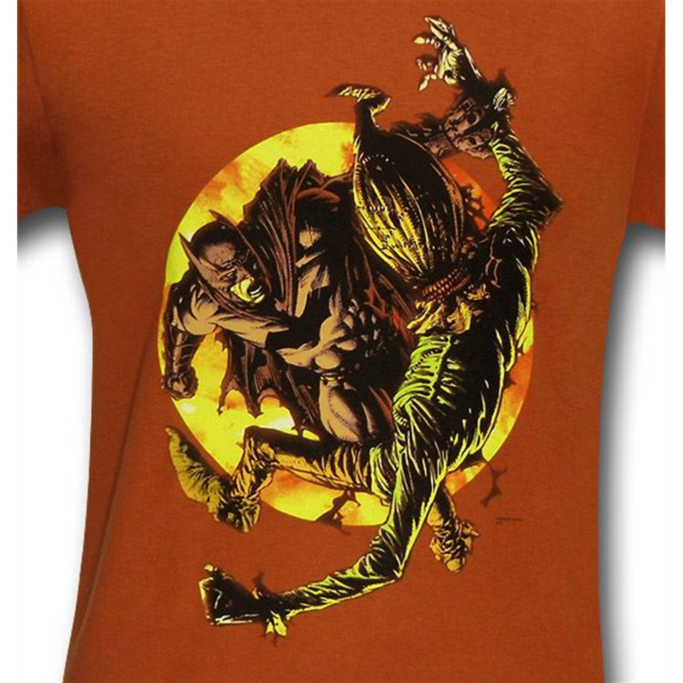 Batman Vs Scarecrow by David Finch T-Shirt