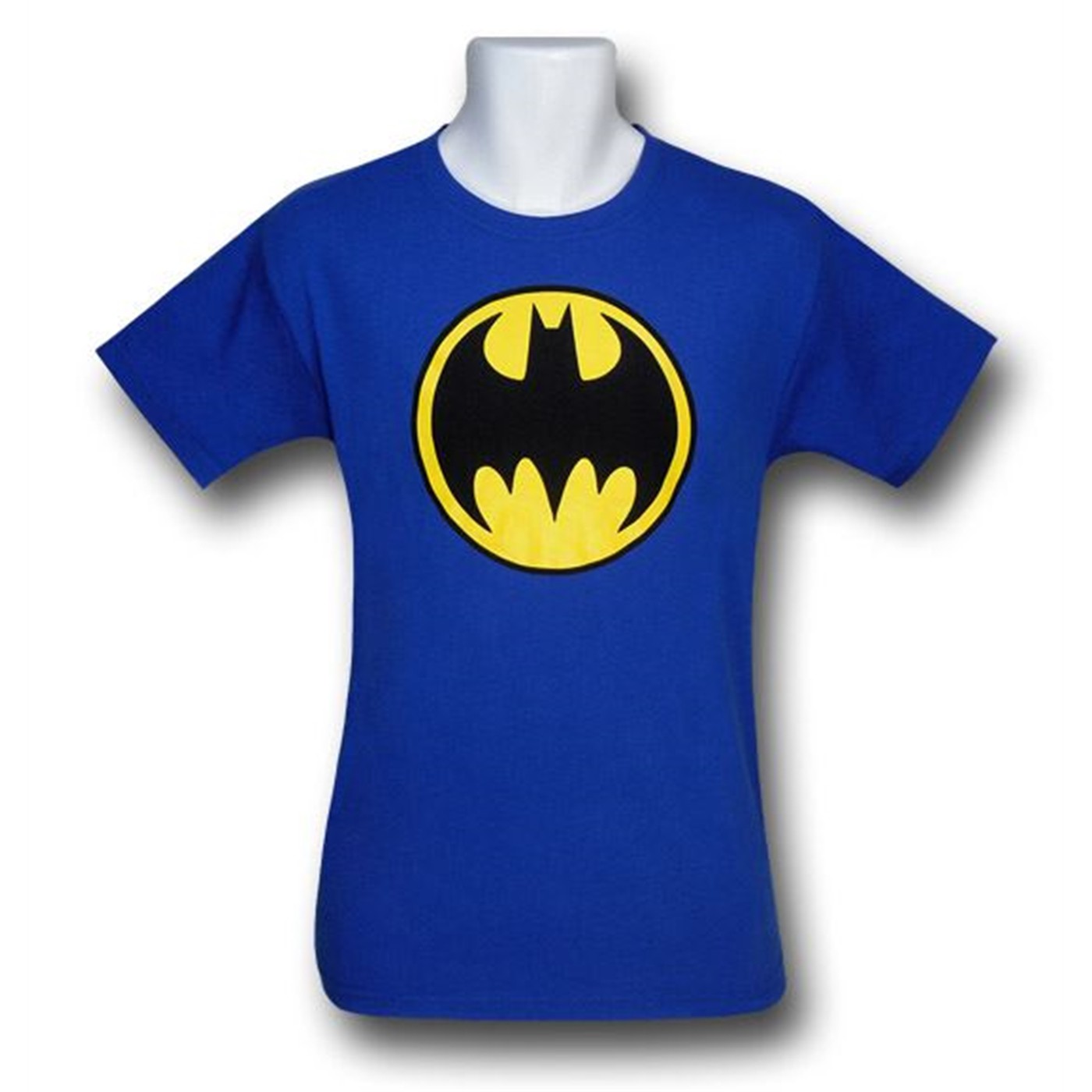 Batman Bat Signal Blue Kids T-Shirt