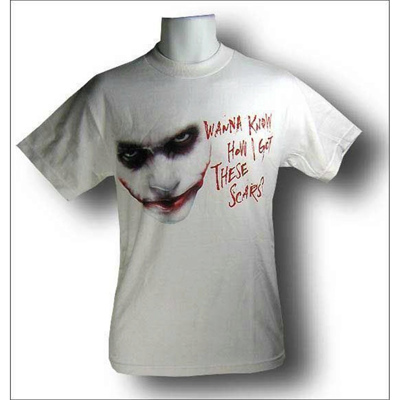 Dark Knight Joker Wanna Know How I Got My Scars T-Shirt