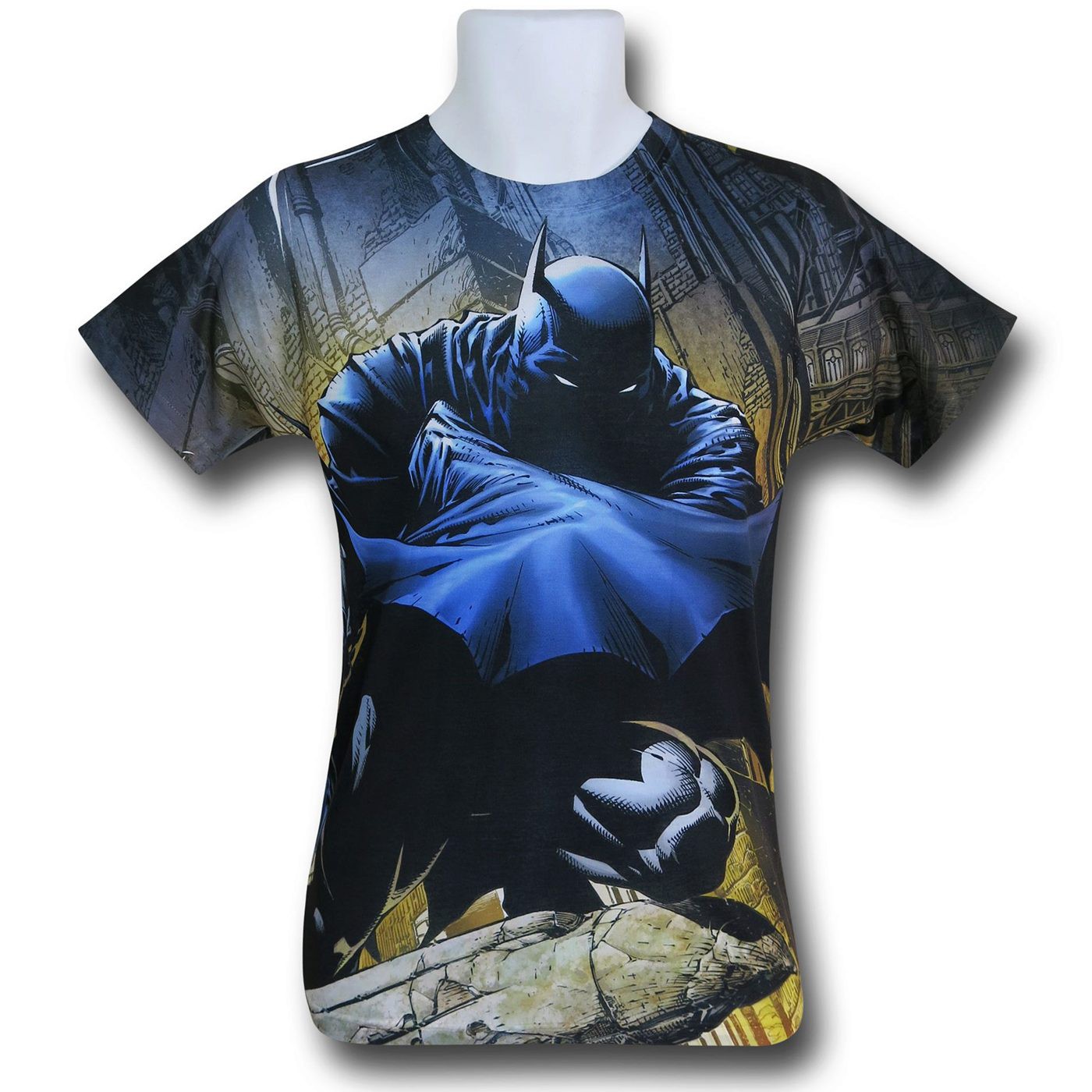 Batman Shadowed Cowl Sublimated T-Shirt
