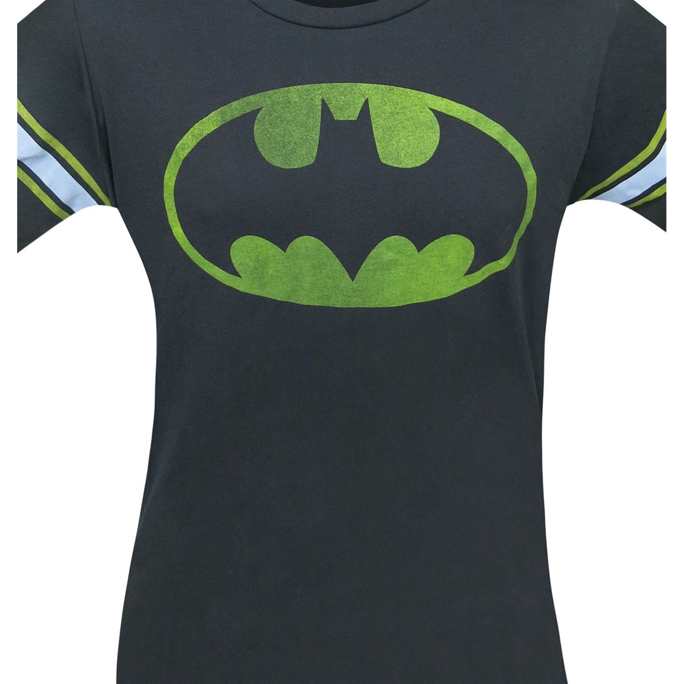 Batman Symbol Black Wash Men's Athletic T-Shirt
