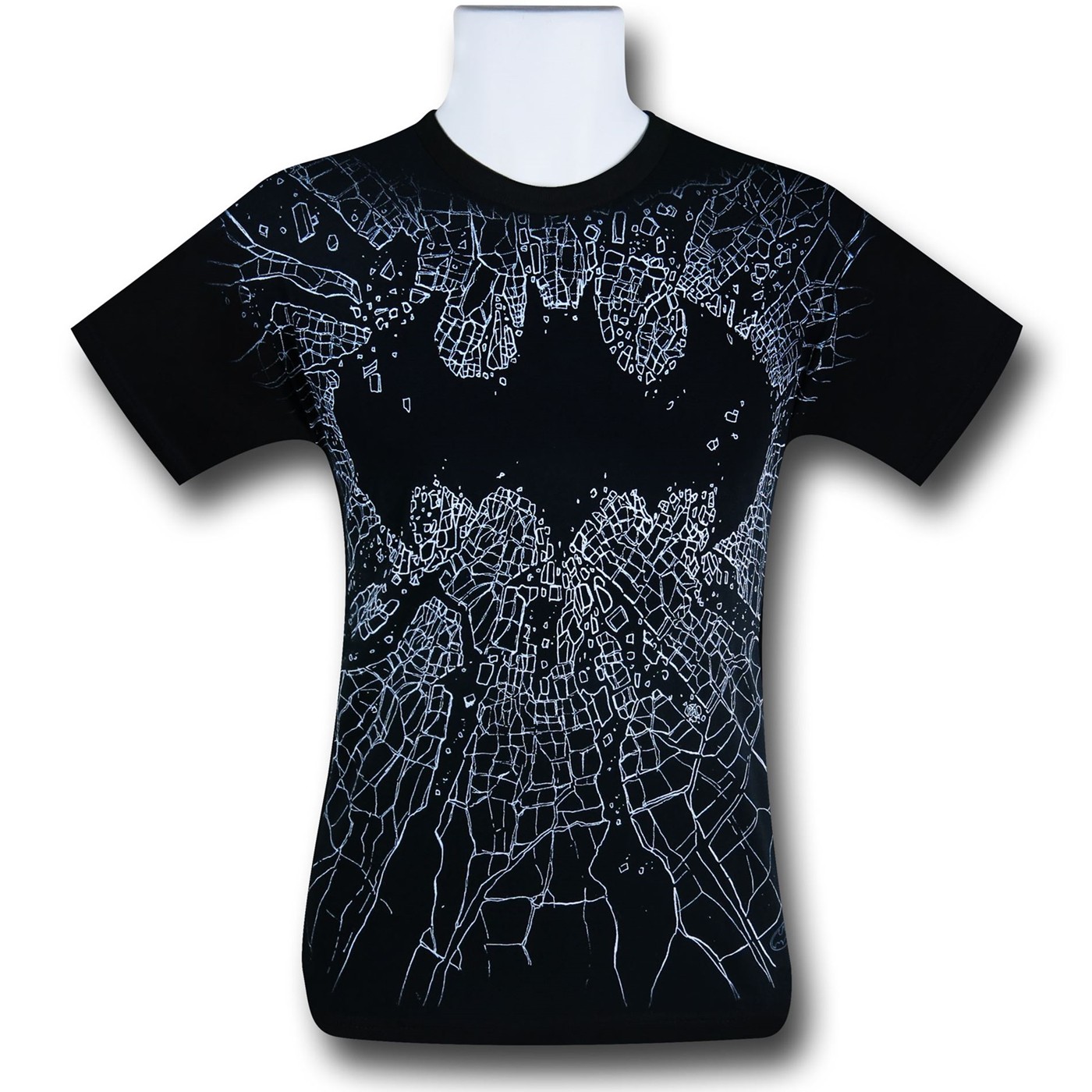 Batman Cracked Symbol T-Shirt