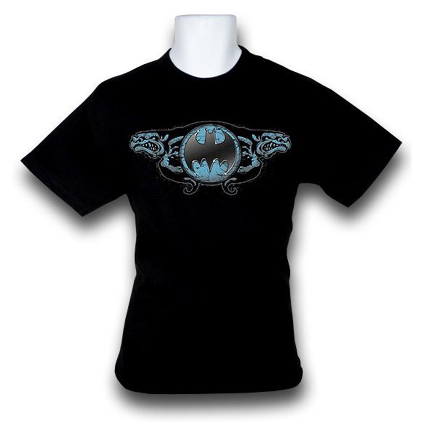 Batman Symbol With Gargoyles T-Shirt