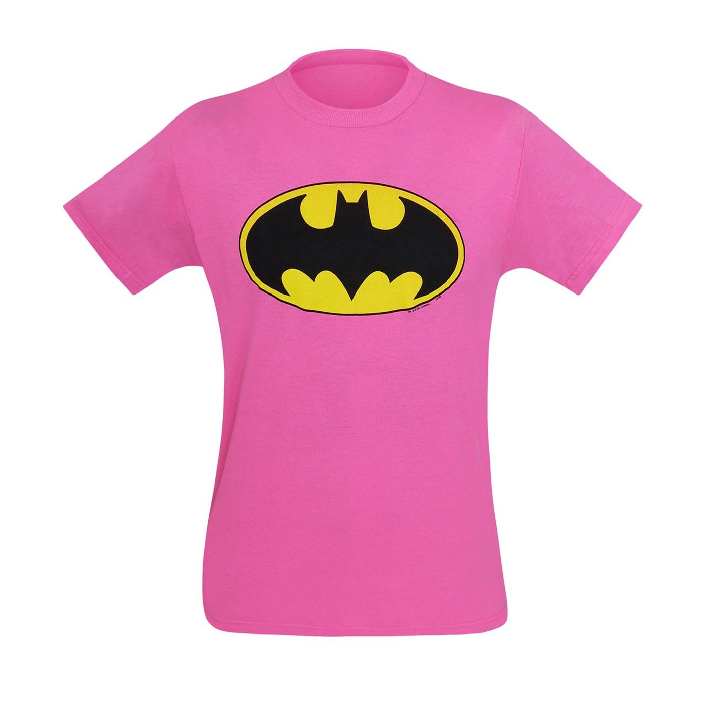 Batman Kids Pink Symbol T-Shirt