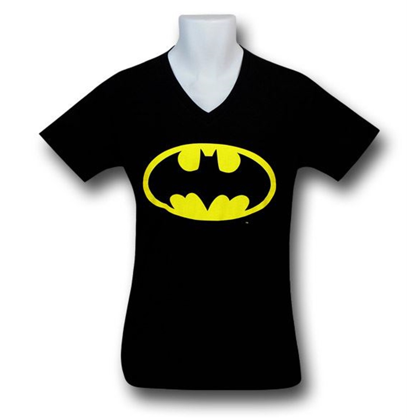 Batman Symbol V-Neck 30 Single T-Shirt