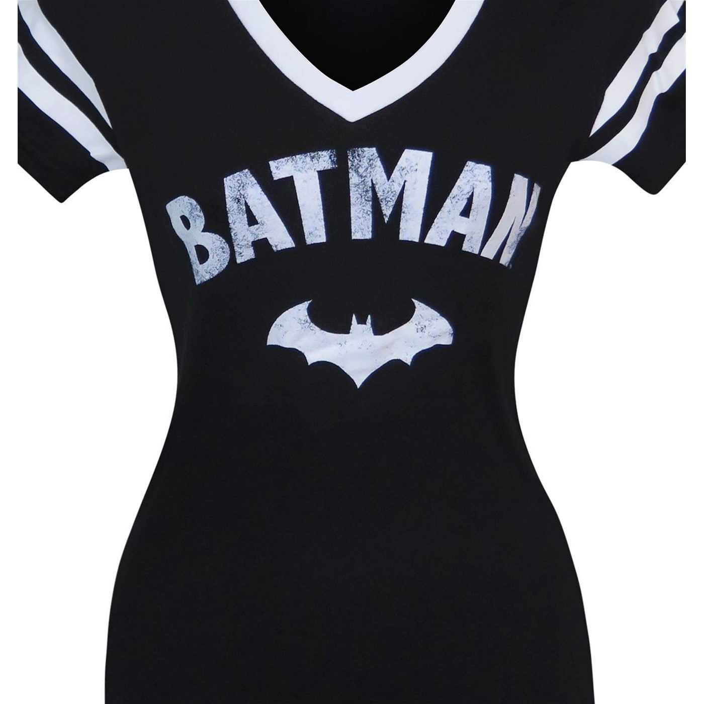 Batman Symbol Women's Varsity V-Neck T-Shirt