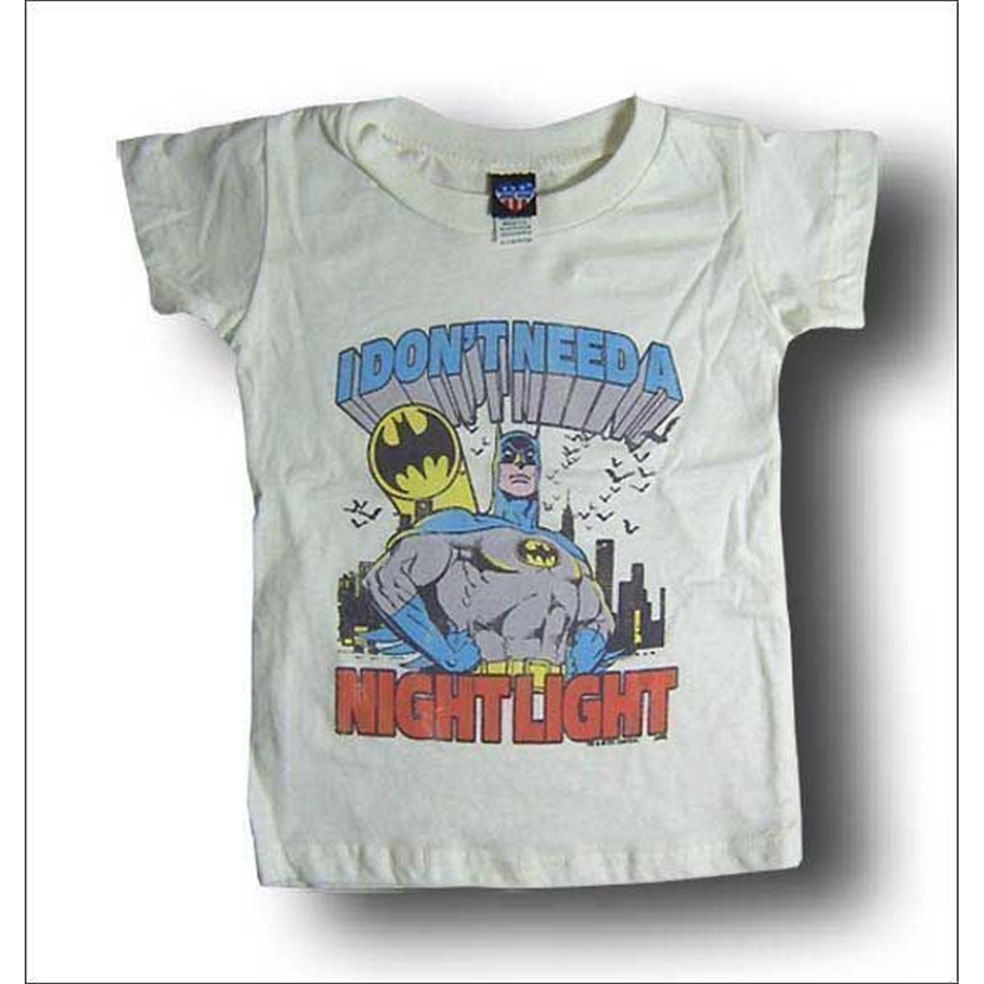 Batman I Don't Need A Night Light T-Shirt by Junk Food