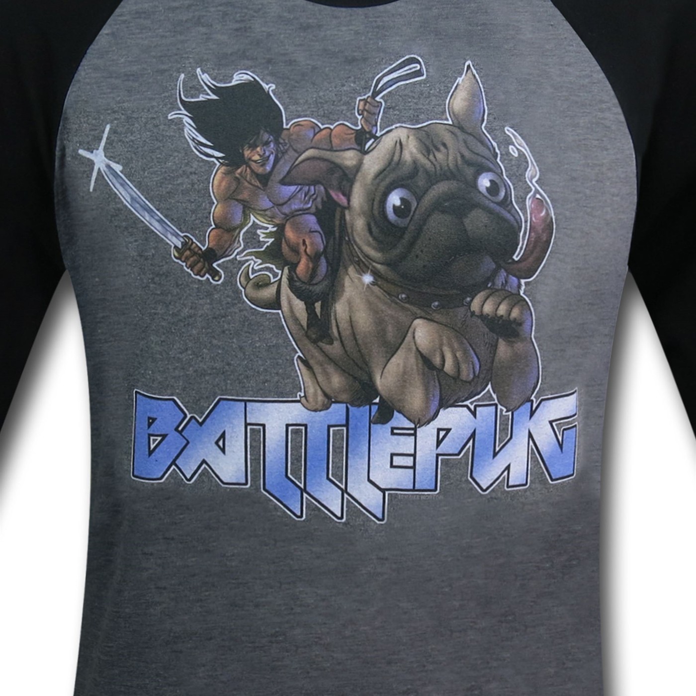 BattlePug Charge Baseball T-Shirt
