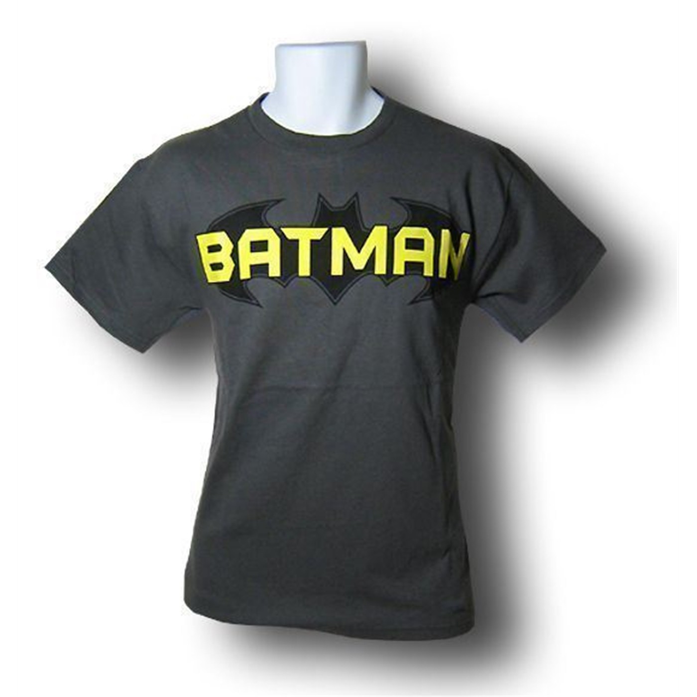 Batman Yellow Lettered Title Logo T-Shirt