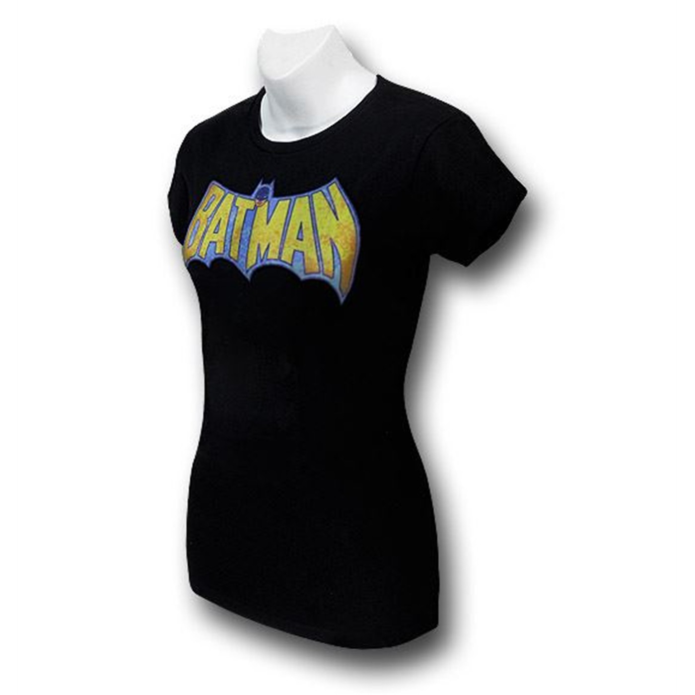 Batman Black Vintage Logo Women's T-Shirt