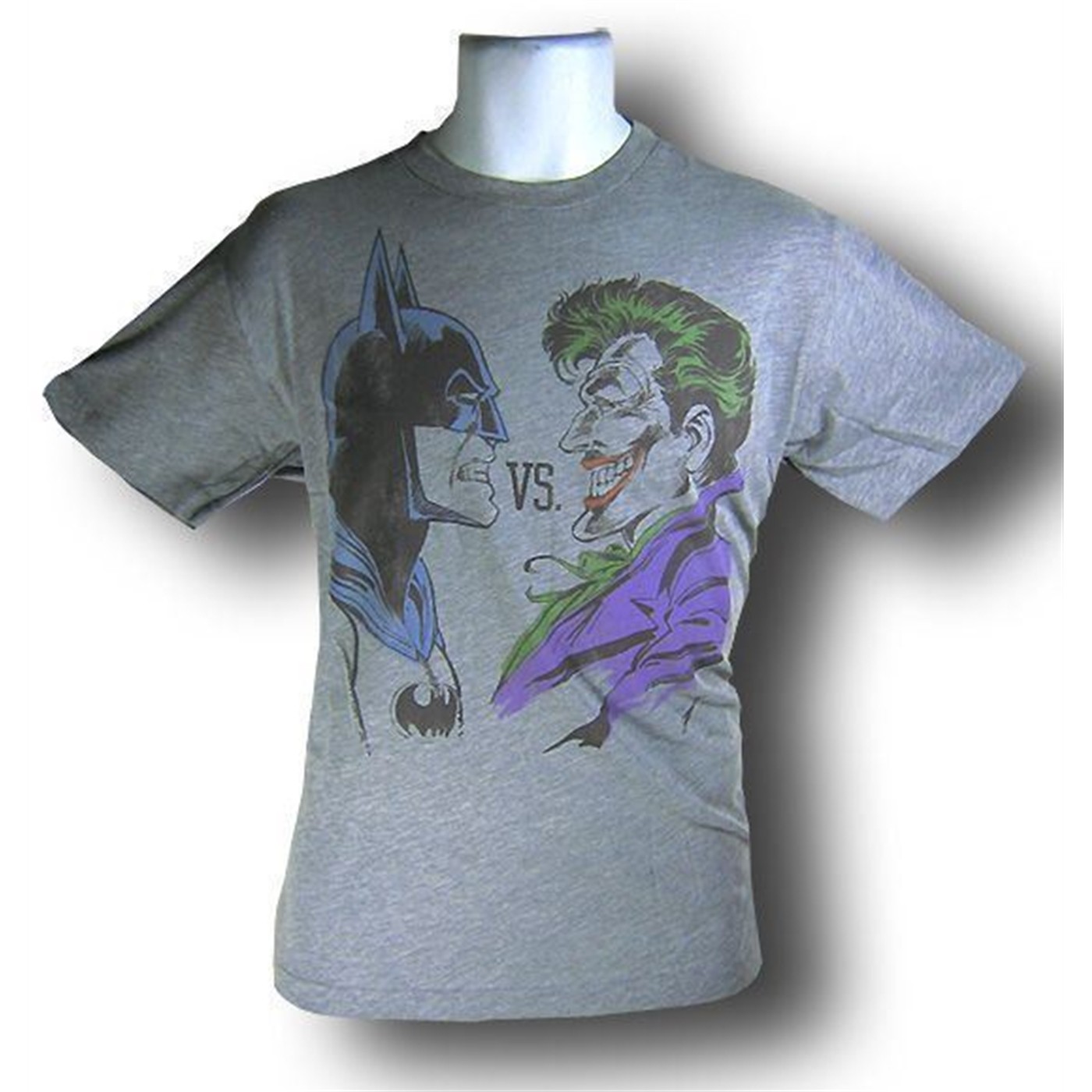 Batman Vs. Joker Steel Heather Junk Food T-Shirt