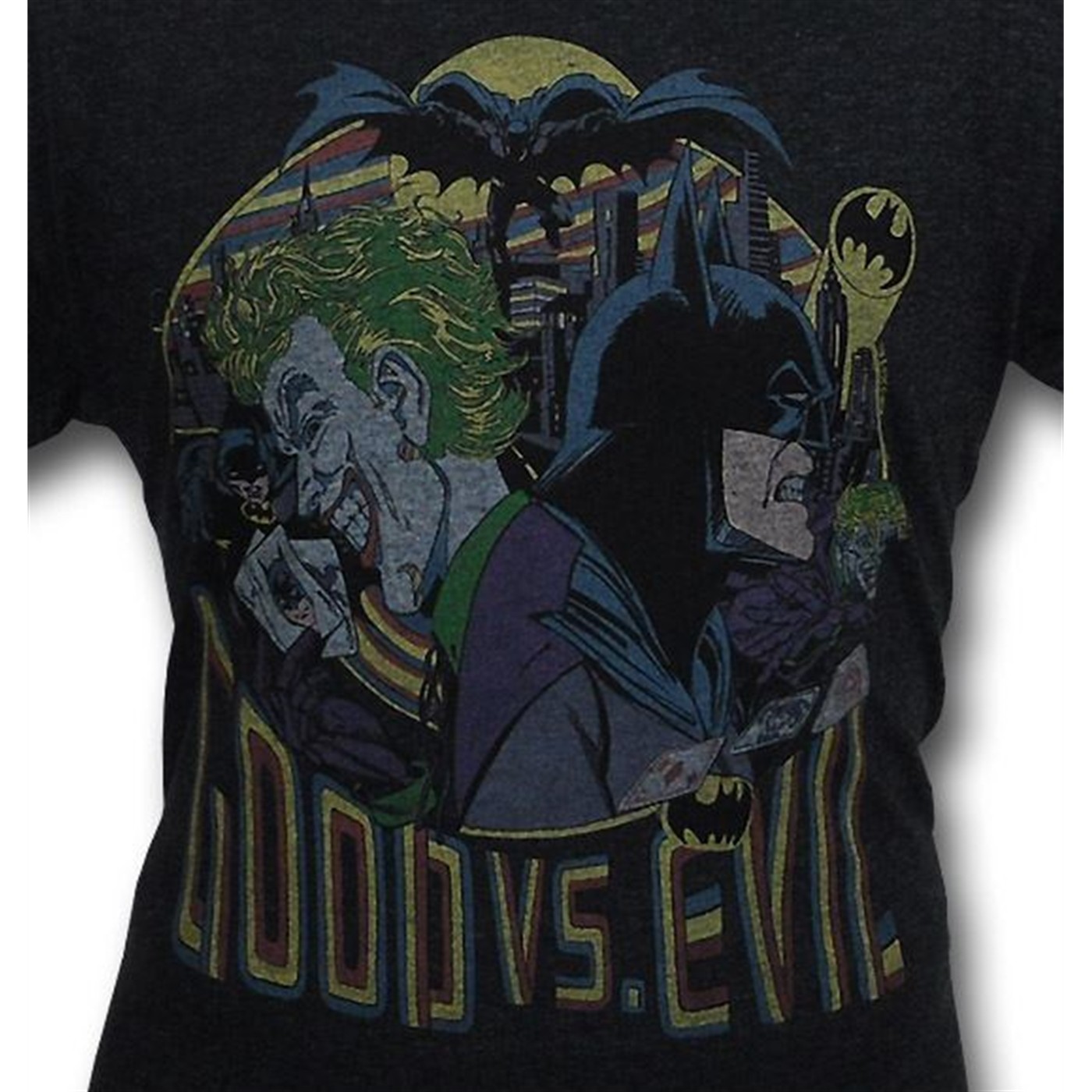 Batman vs Joker Junk Food Triblend T-Shirt