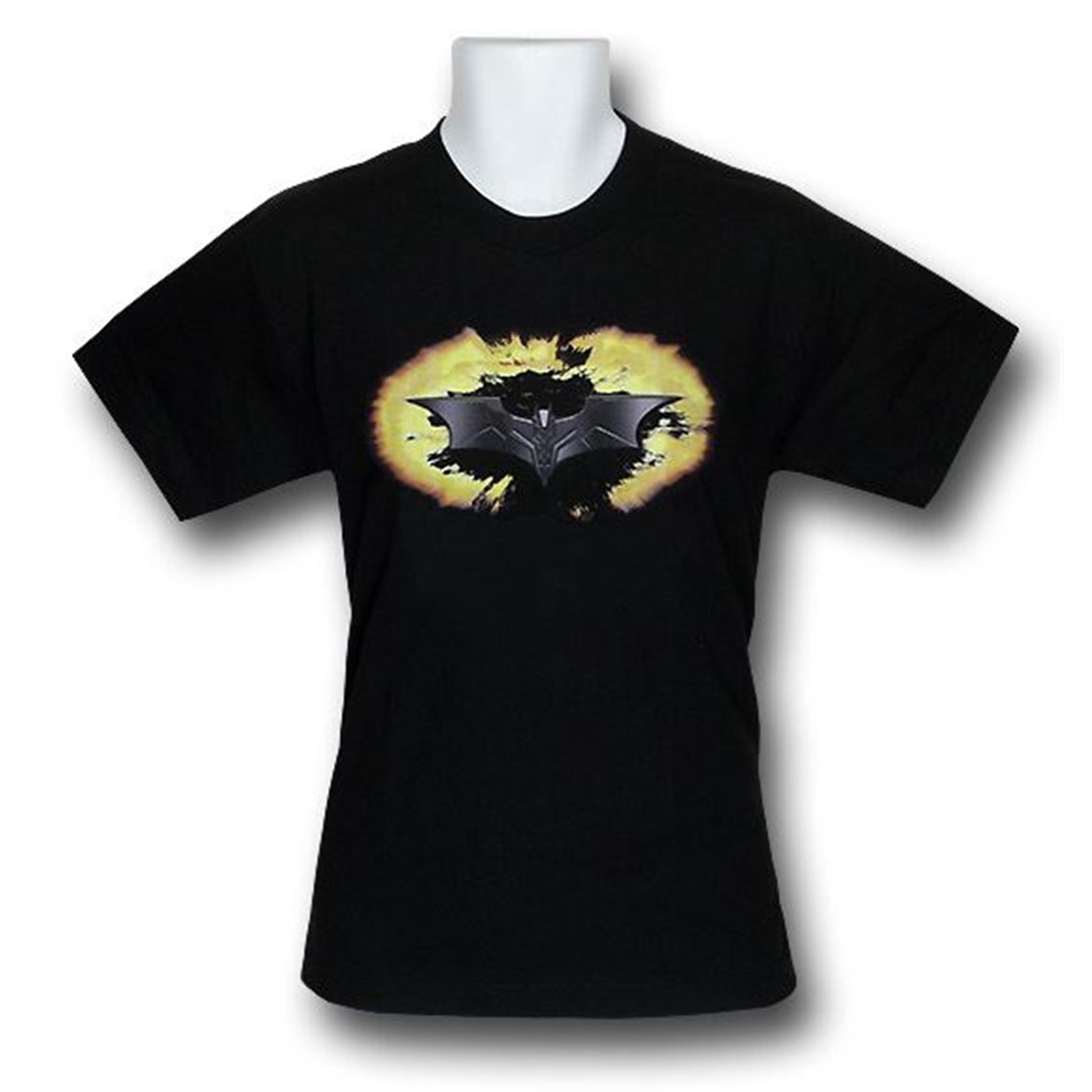 Batman Dark Knight Kids/Youth T-Shirt Explosion Symbol