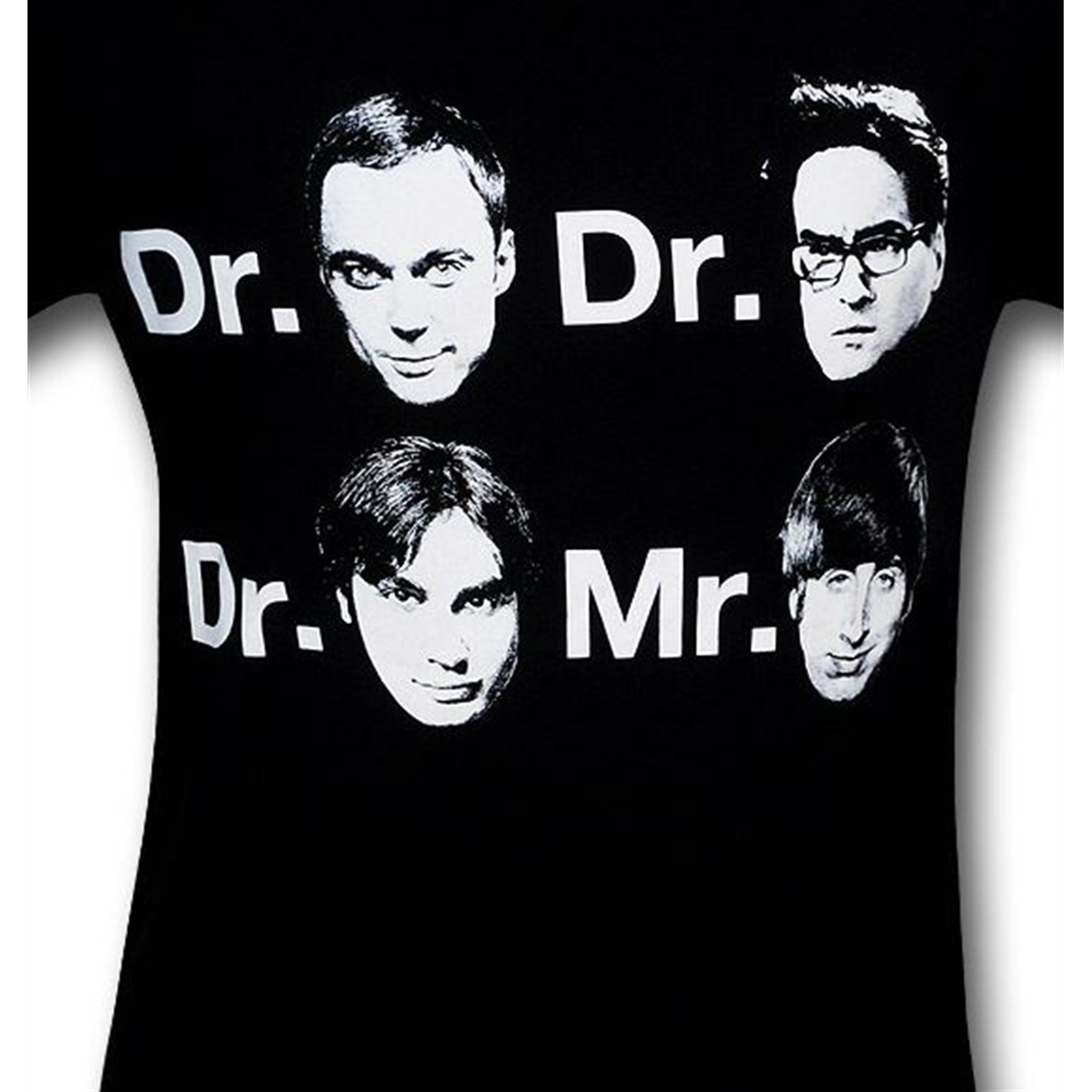 The Big Bang Theory Prefix Heads T-Shirt