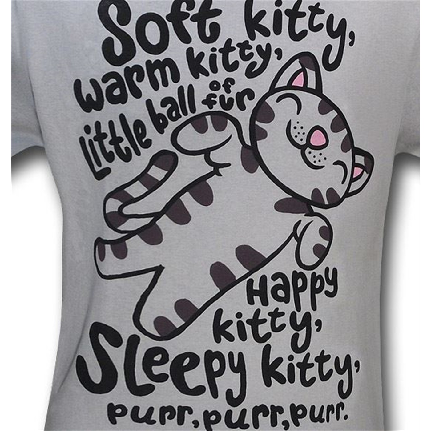 Big Bang Theory Soft Kitty Mens T-Shirt