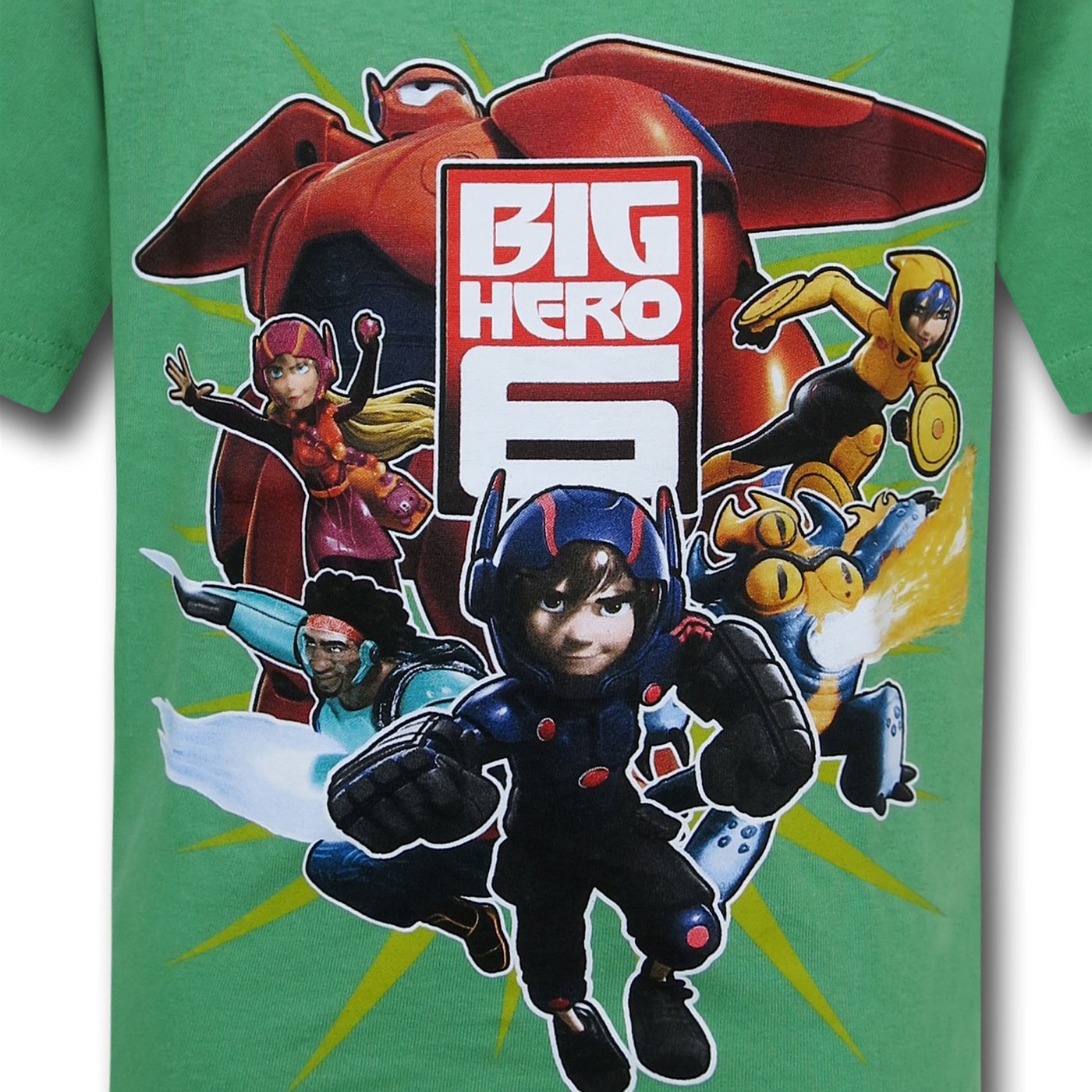 Big Hero 6 Green Kids T-Shirt