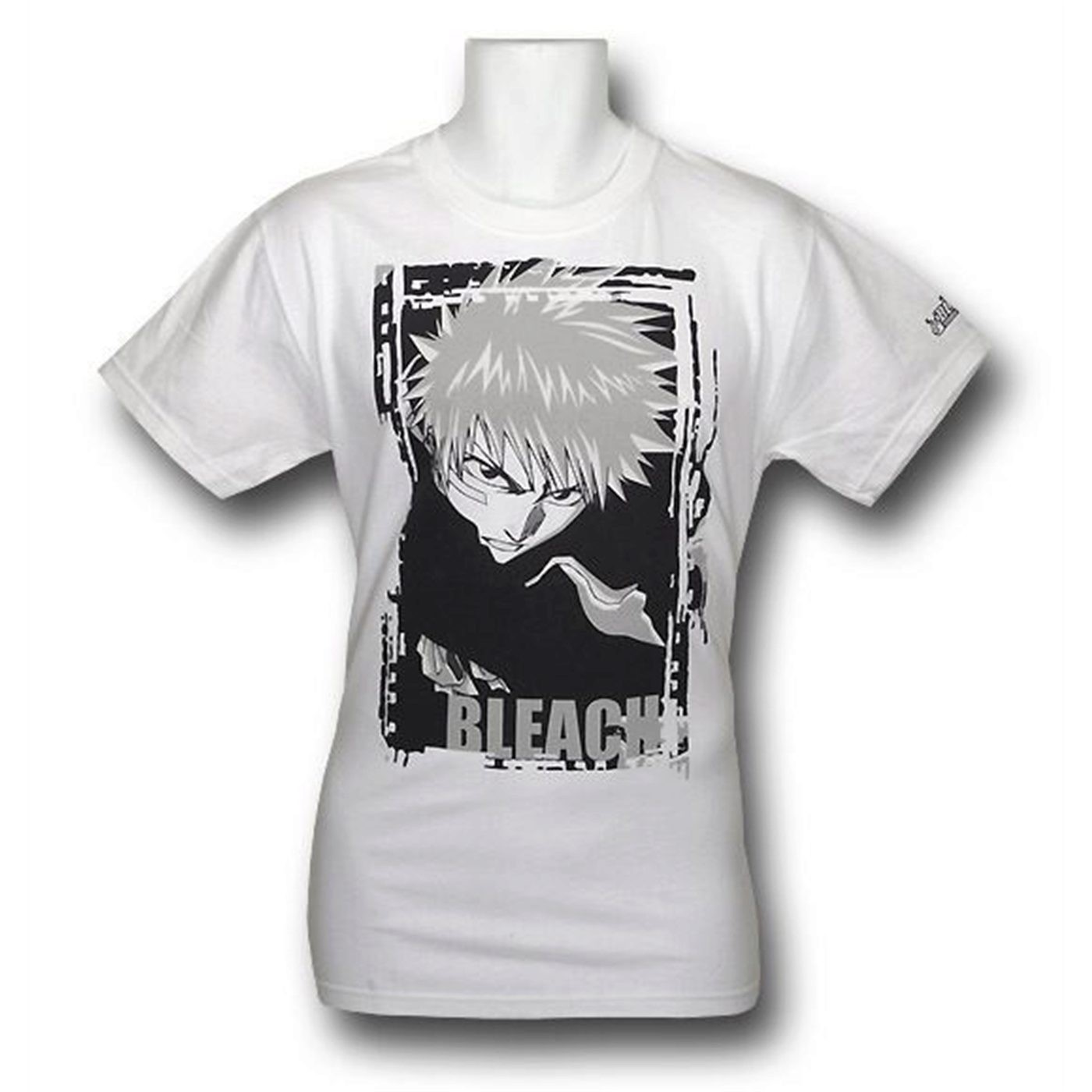 Bleach Ichigo Black and White T-Shirt