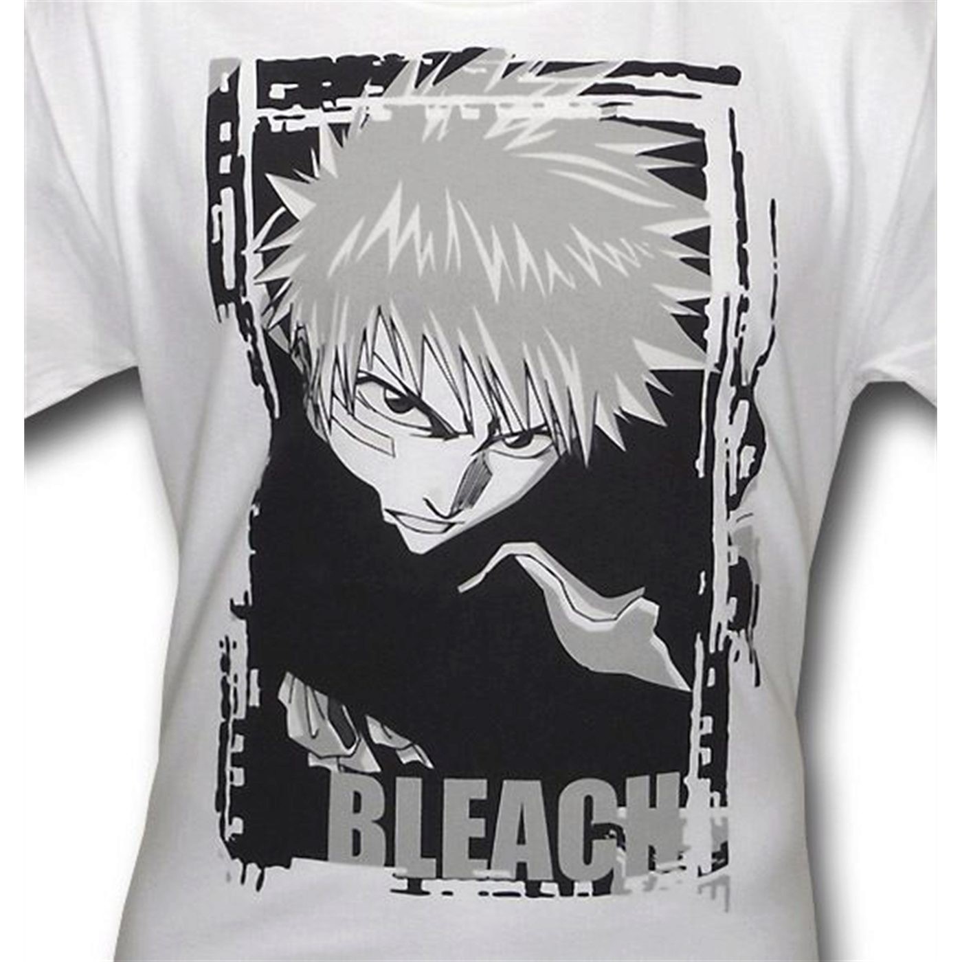Bleach Ichigo Black and White T-Shirt